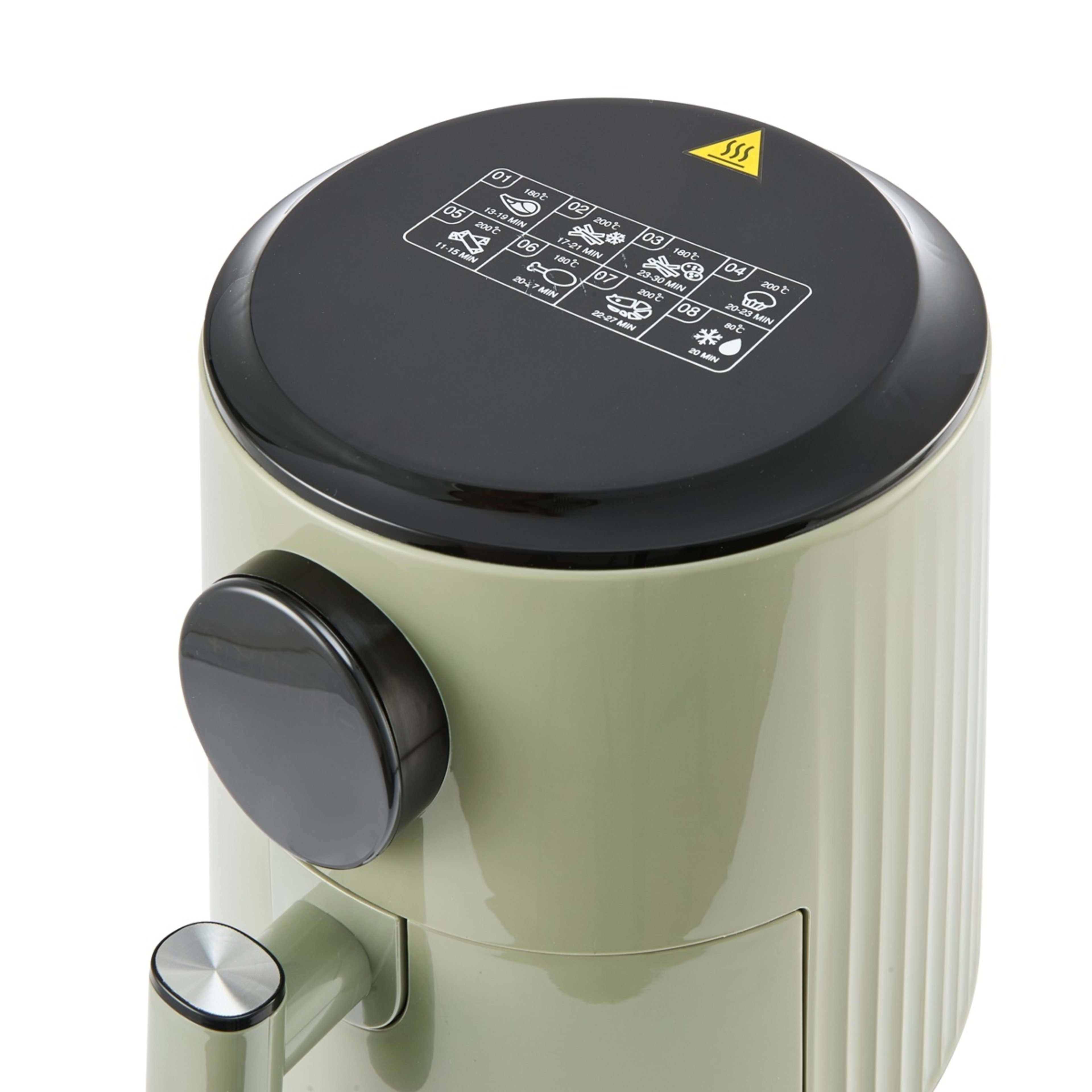 8 1.2L Mini Air Fryer - Dark Green, 8 of 8