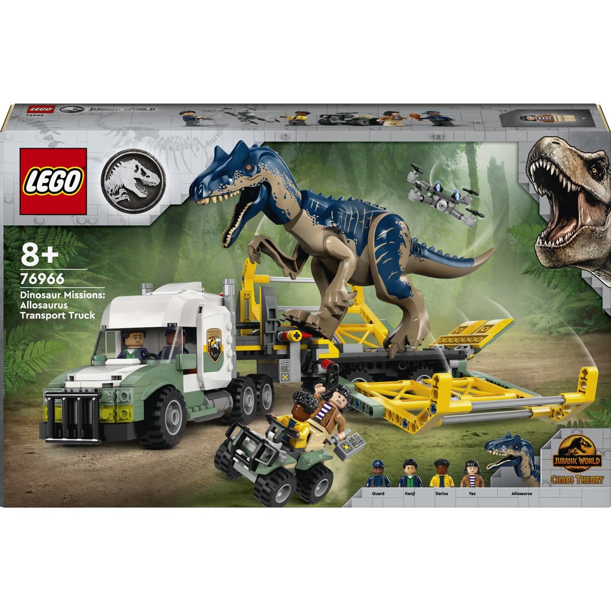 LEGO Jurassic World Dinosaur Missions Allosaurus Transport Truck 76966 Kmart