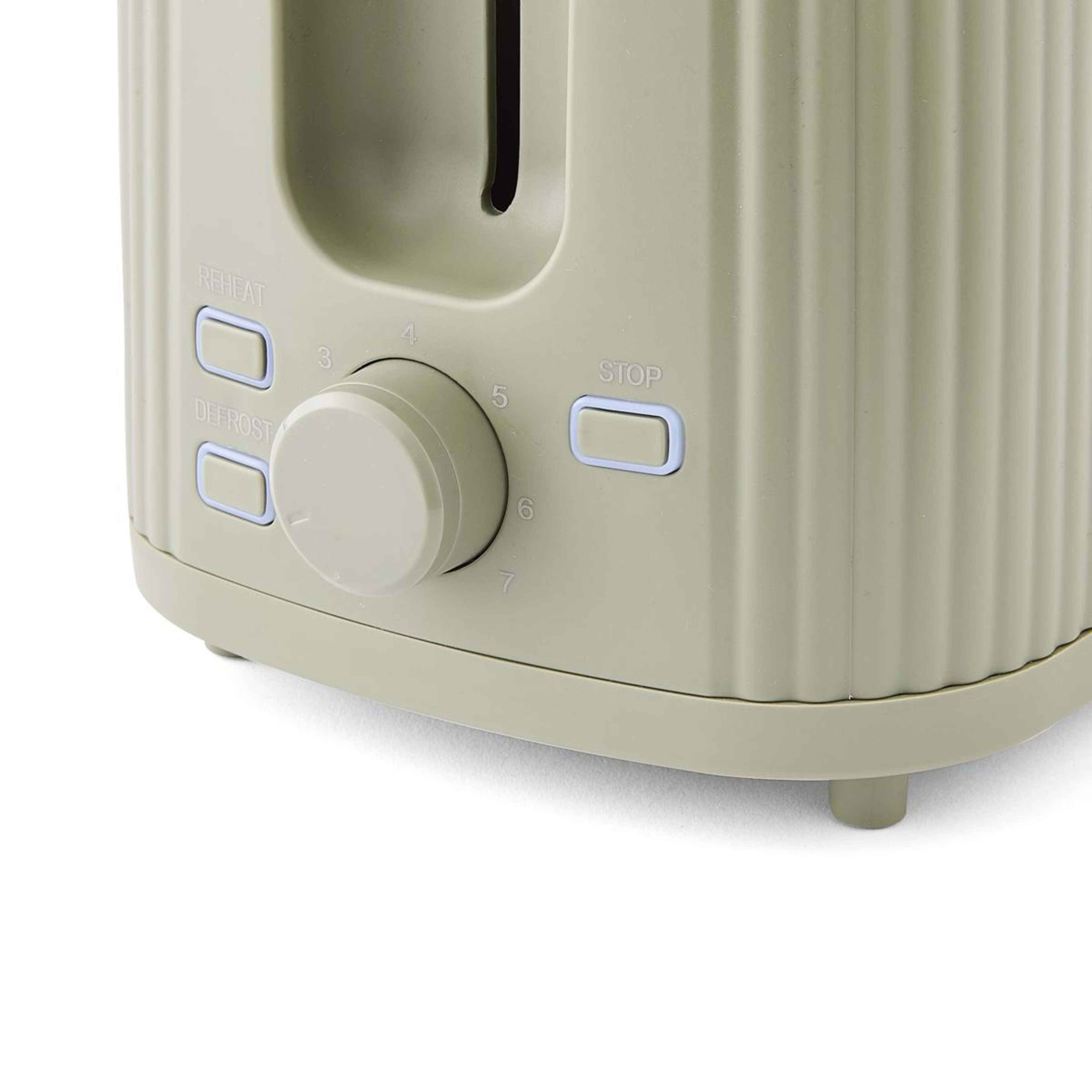 7 2 Slice Linear Toaster - Green, 7 of 8