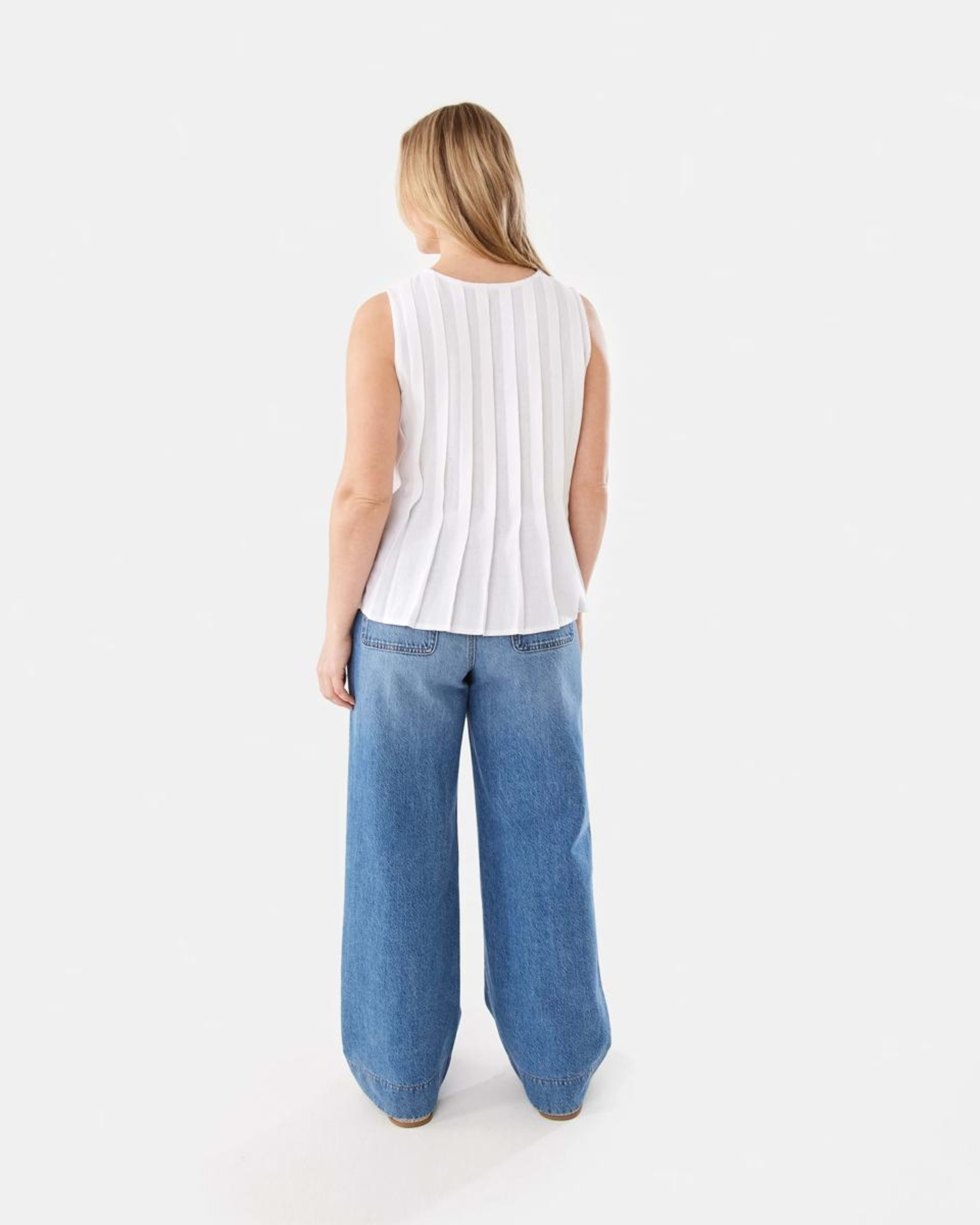 5 Wide Leg Pocket Jeans MID WASH, 5 of 11