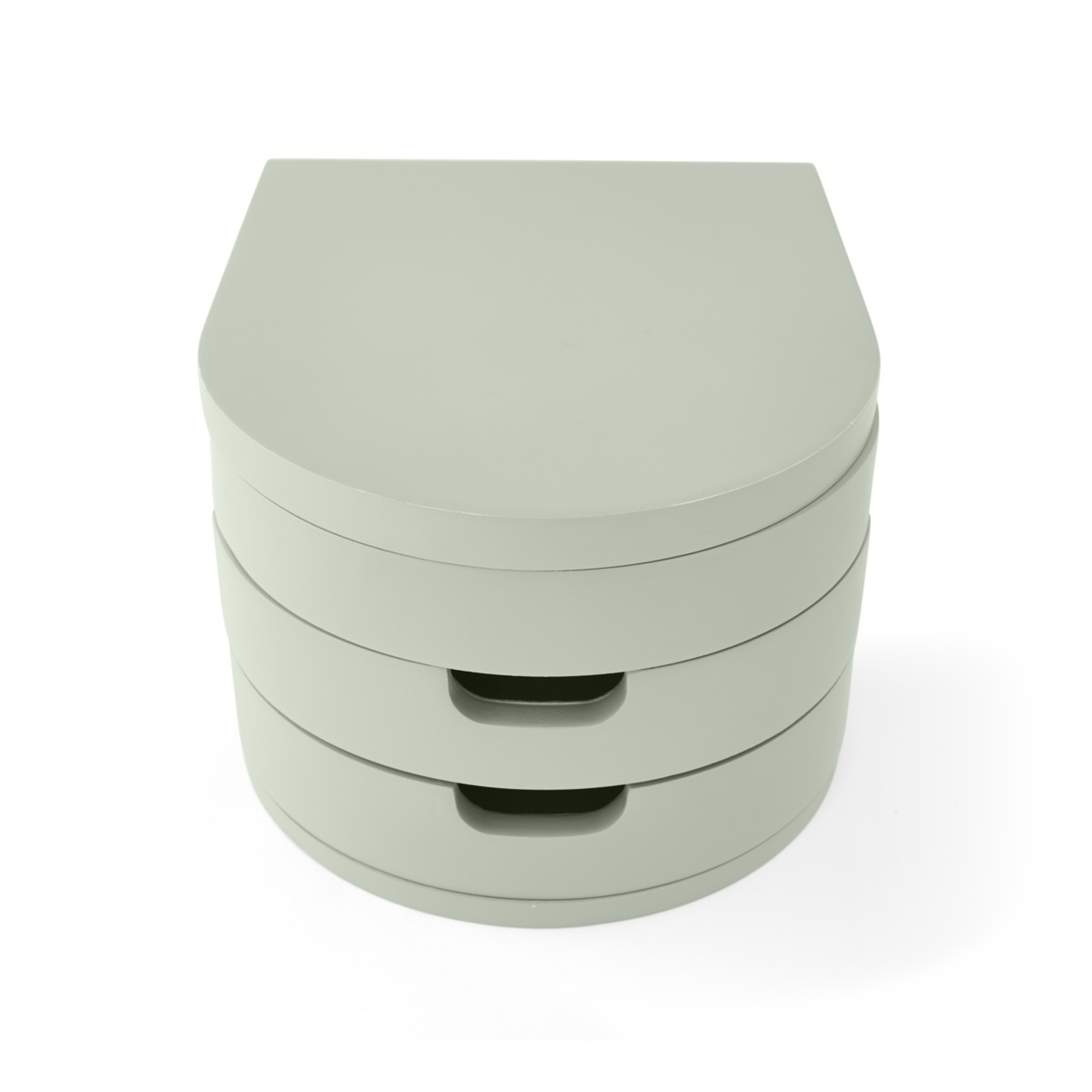 5 Arch Tier Jewellery Box - Sage, 5 of 6