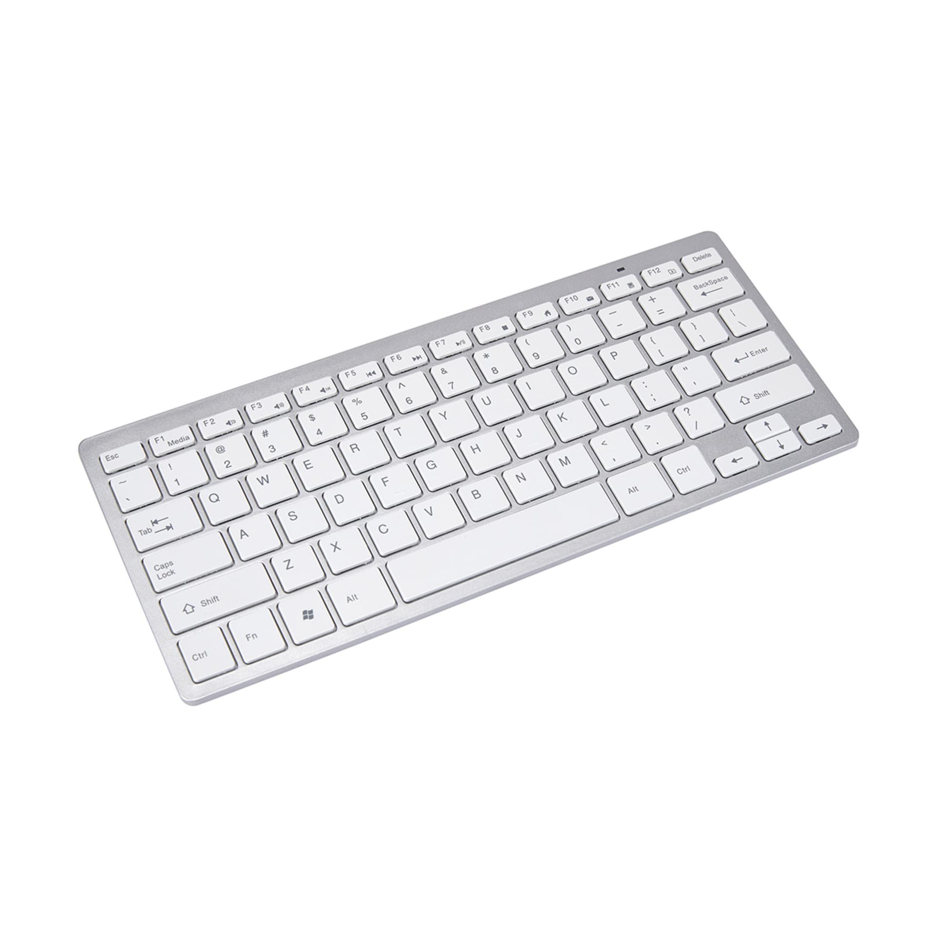 Wireless Keyboard and Mouse Combo - White and Silver - Kmart