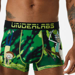 Shop Pack of 2 - Rick and Morty Print Trunks with Elasticated Waistband  Online