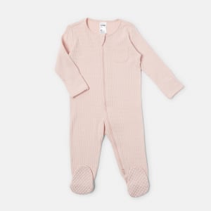Organic Cotton Pointelle Coverall