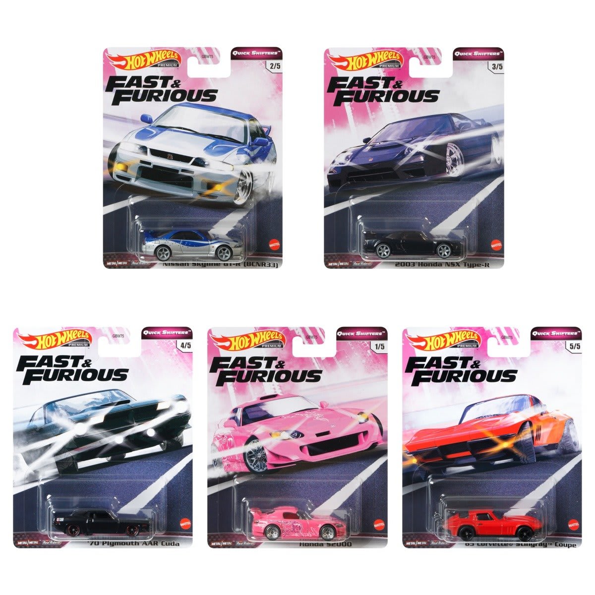 fast and furious hotwheel set