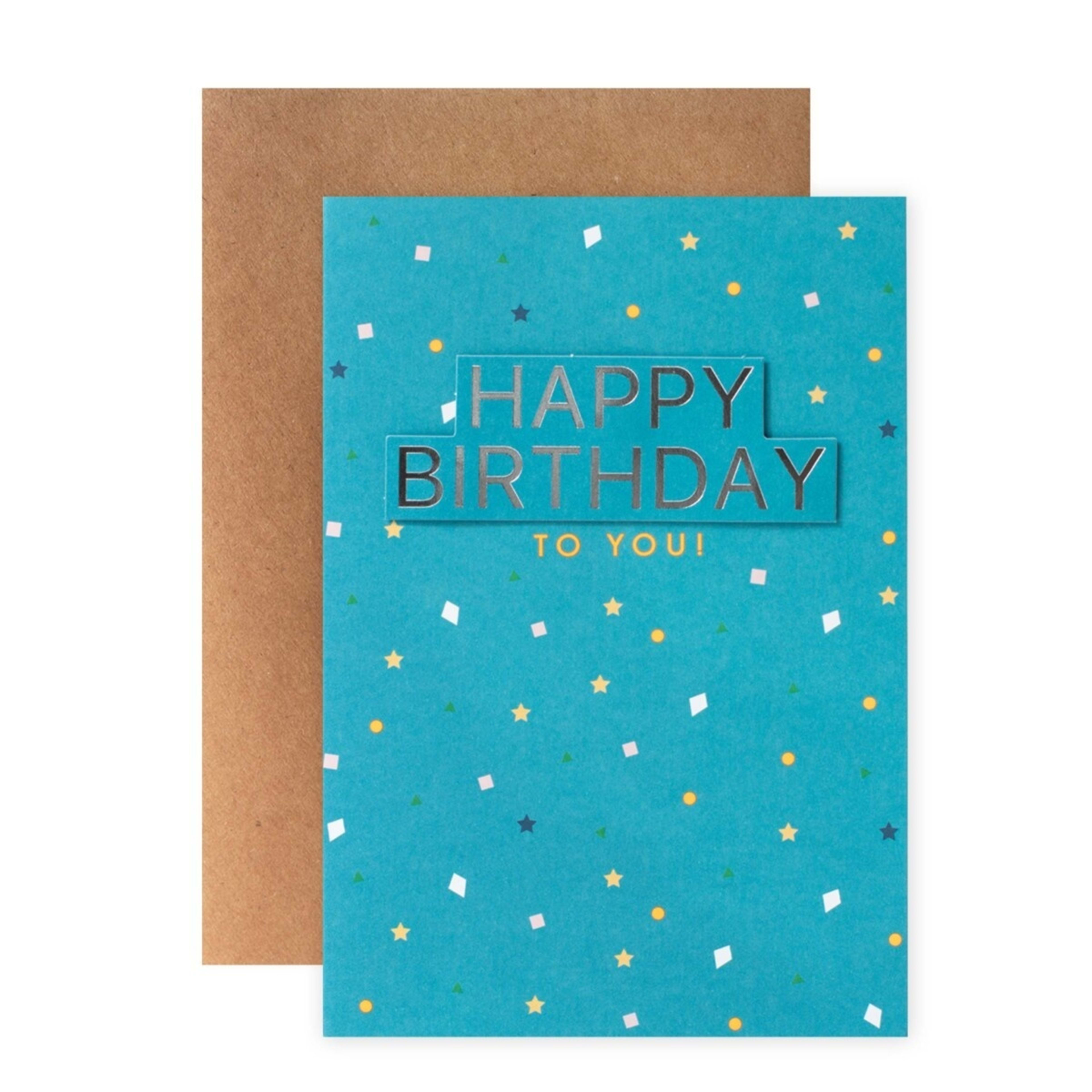 1 Connections from Hallmark Birthday Card - Neon Dots, 1 of 3