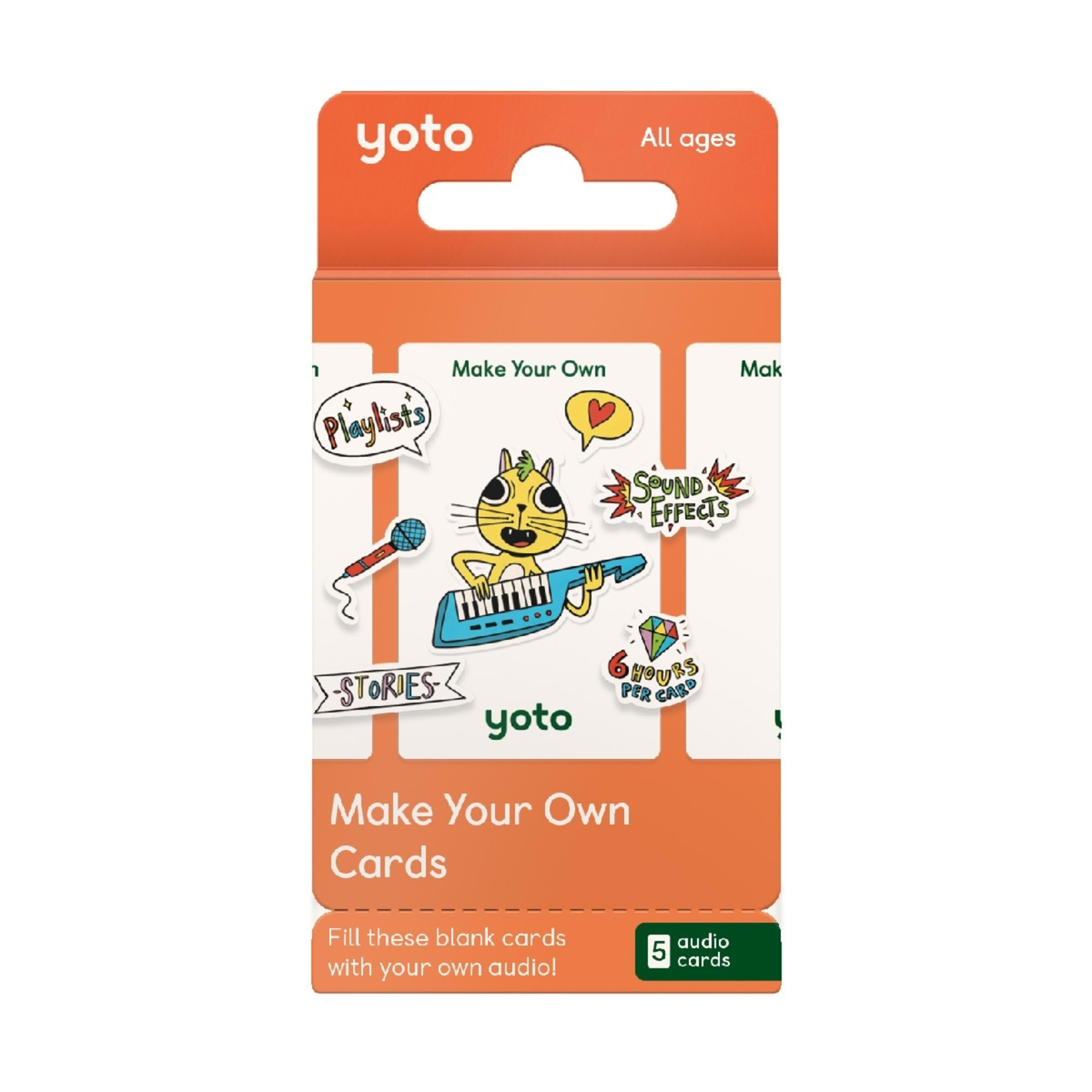 Pack Yoto Make Your Own Content Cards Kmart