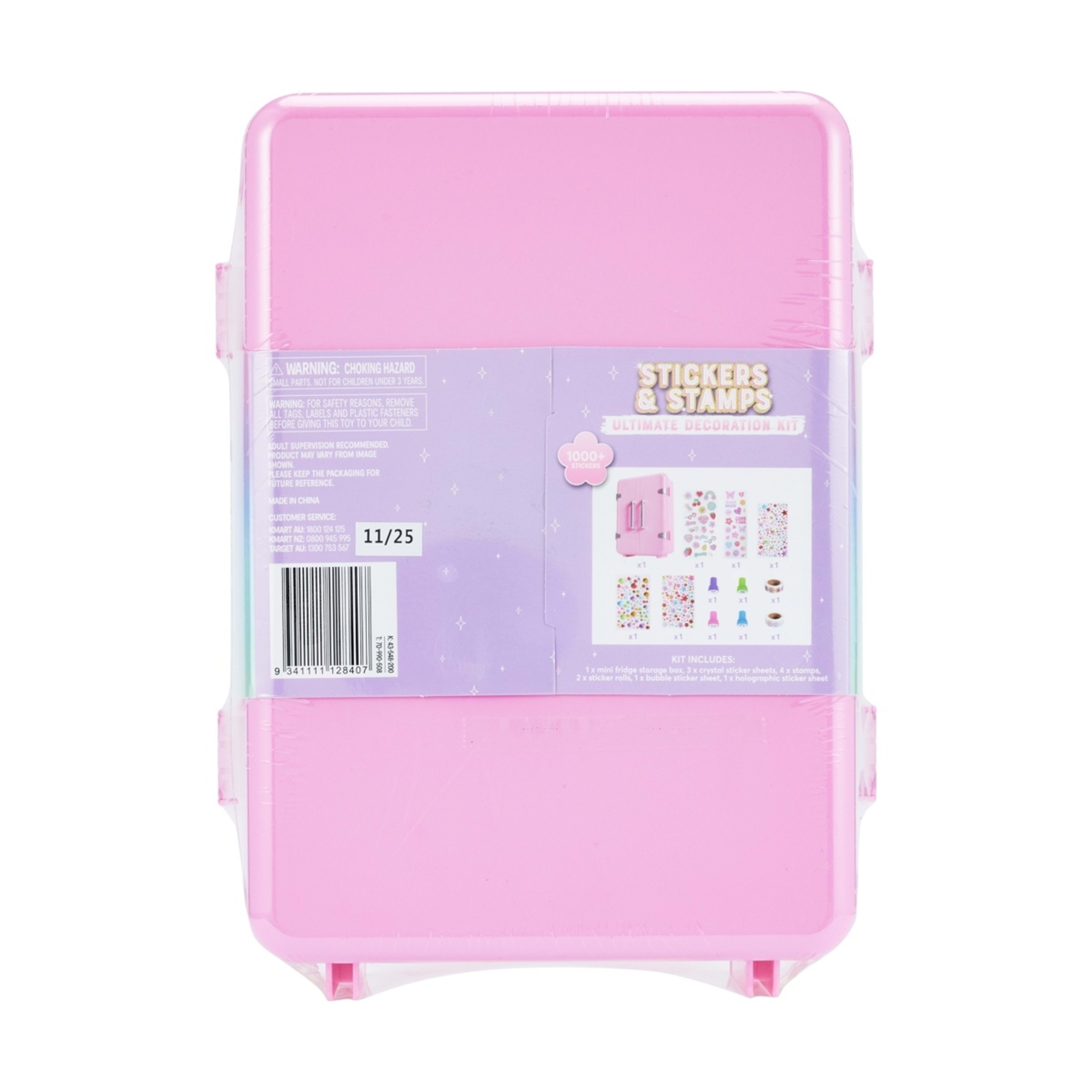 4 Stickers & Stamps Mini Fridge Desktop Storage Ultimate Decoration Kit, 4 of 4