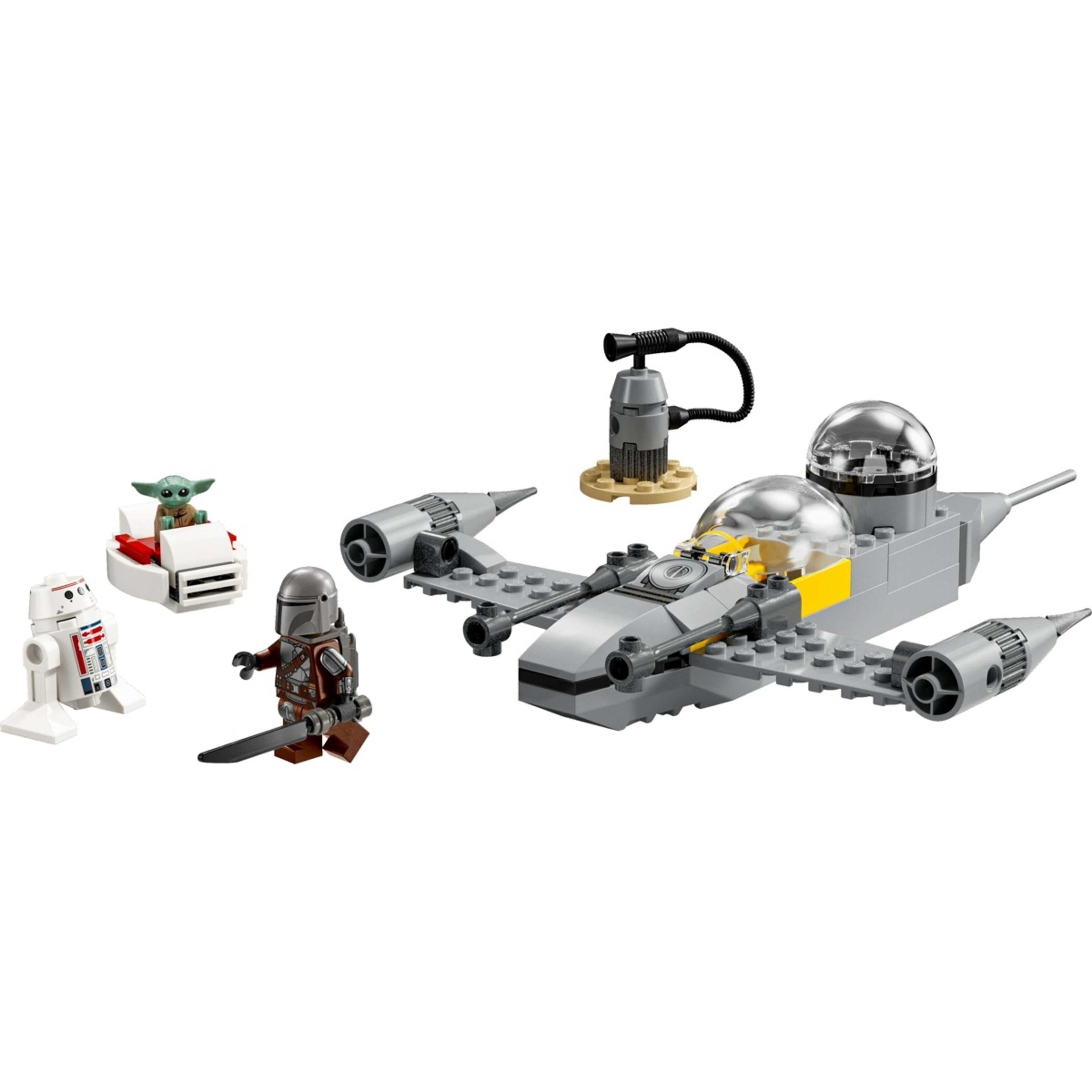 3 LEGO Star Wars Mando and Grogu's N-1 Starfighter 75410, 3 of 10