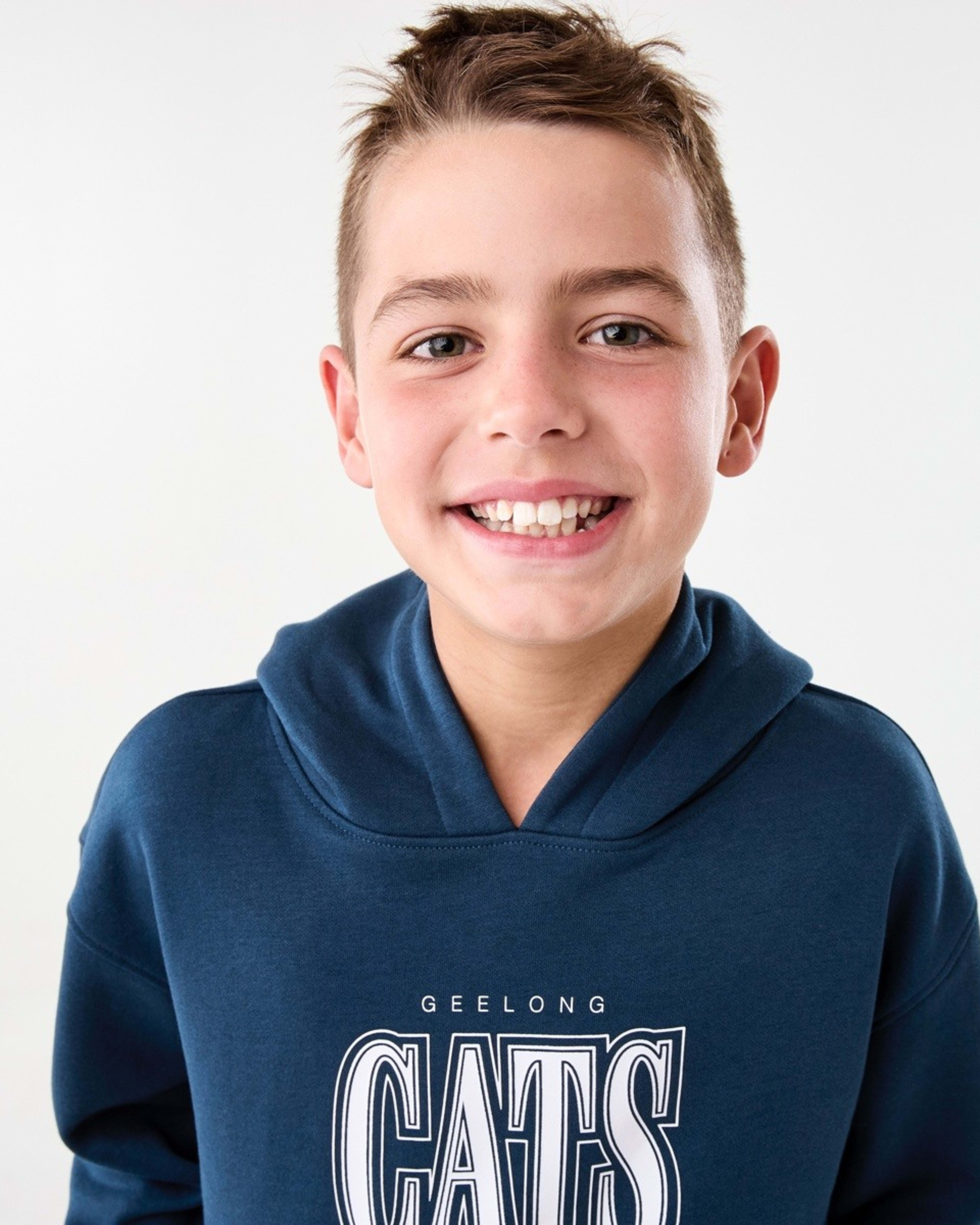 3 Official AFL Kids Hoodie Geelong, 3 of 9
