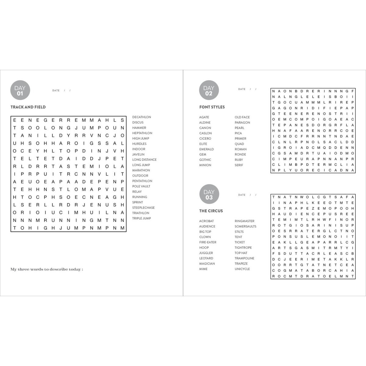 365 Puzzles Wordsearch Book Kmart