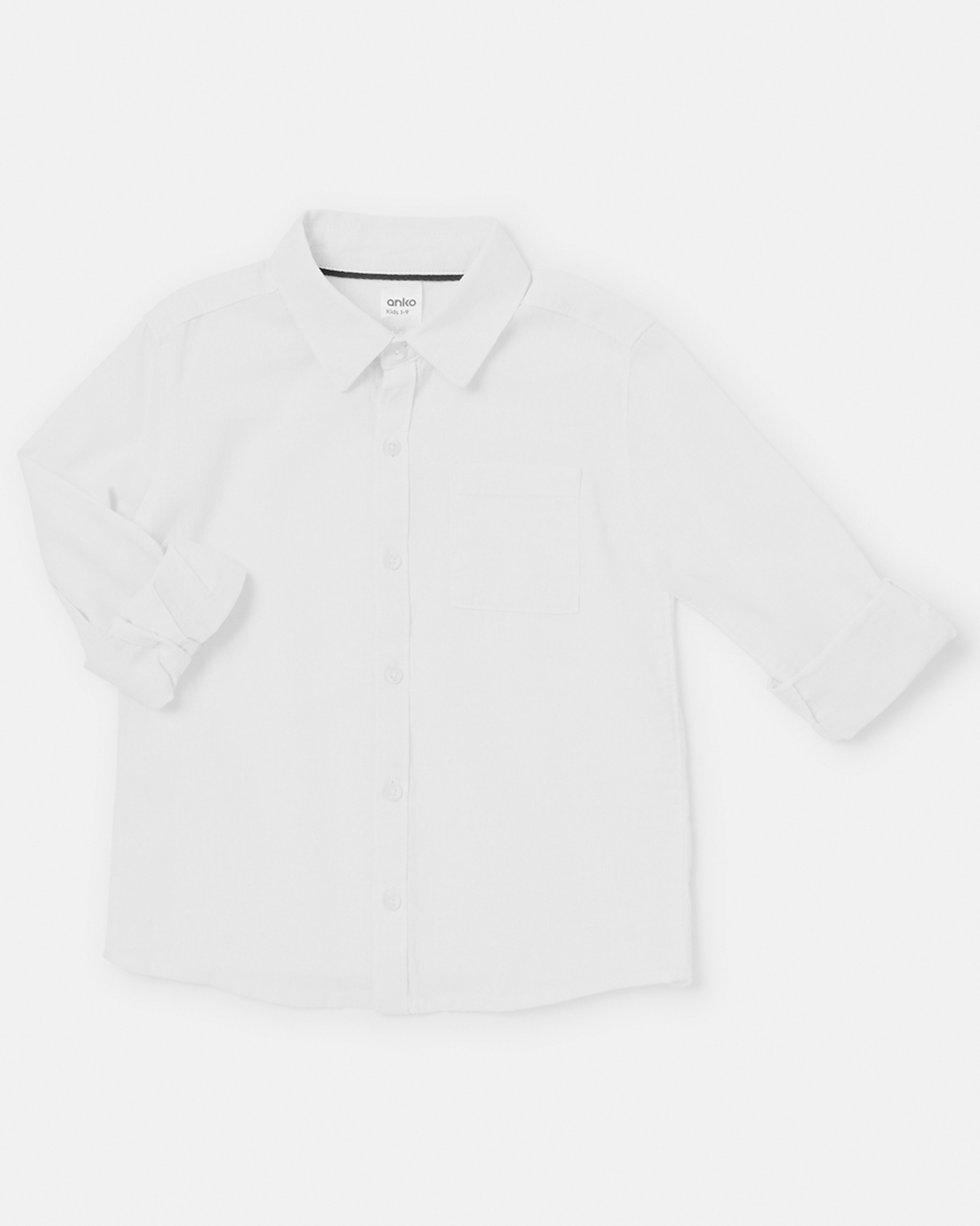 Long Sleeve Linen Shirt - Kmart