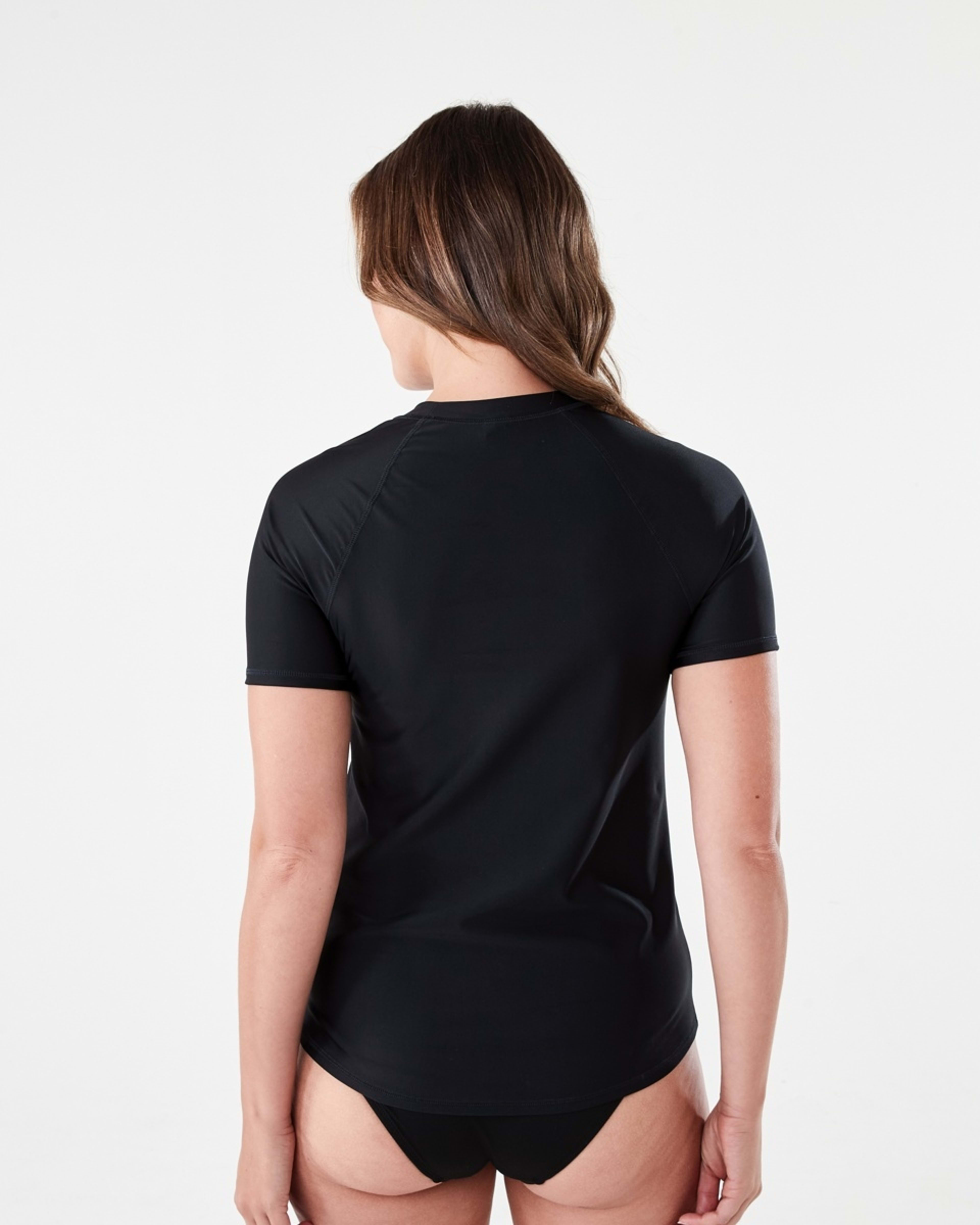 3 Short Sleeve Rash Vest BLACK, 3 of 5