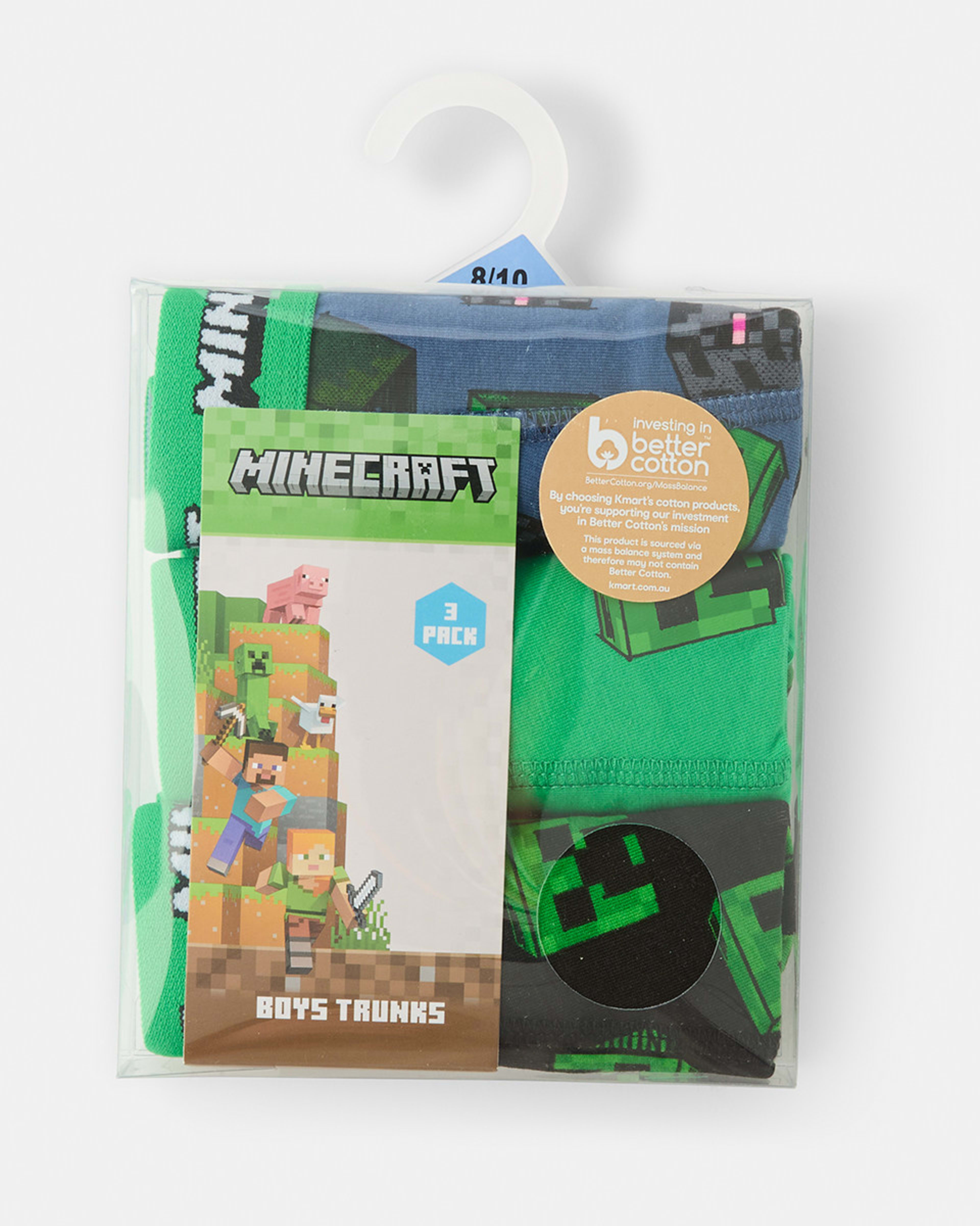 1 3 Pack Minecraft License Trunks Minecraft, 1 of 6