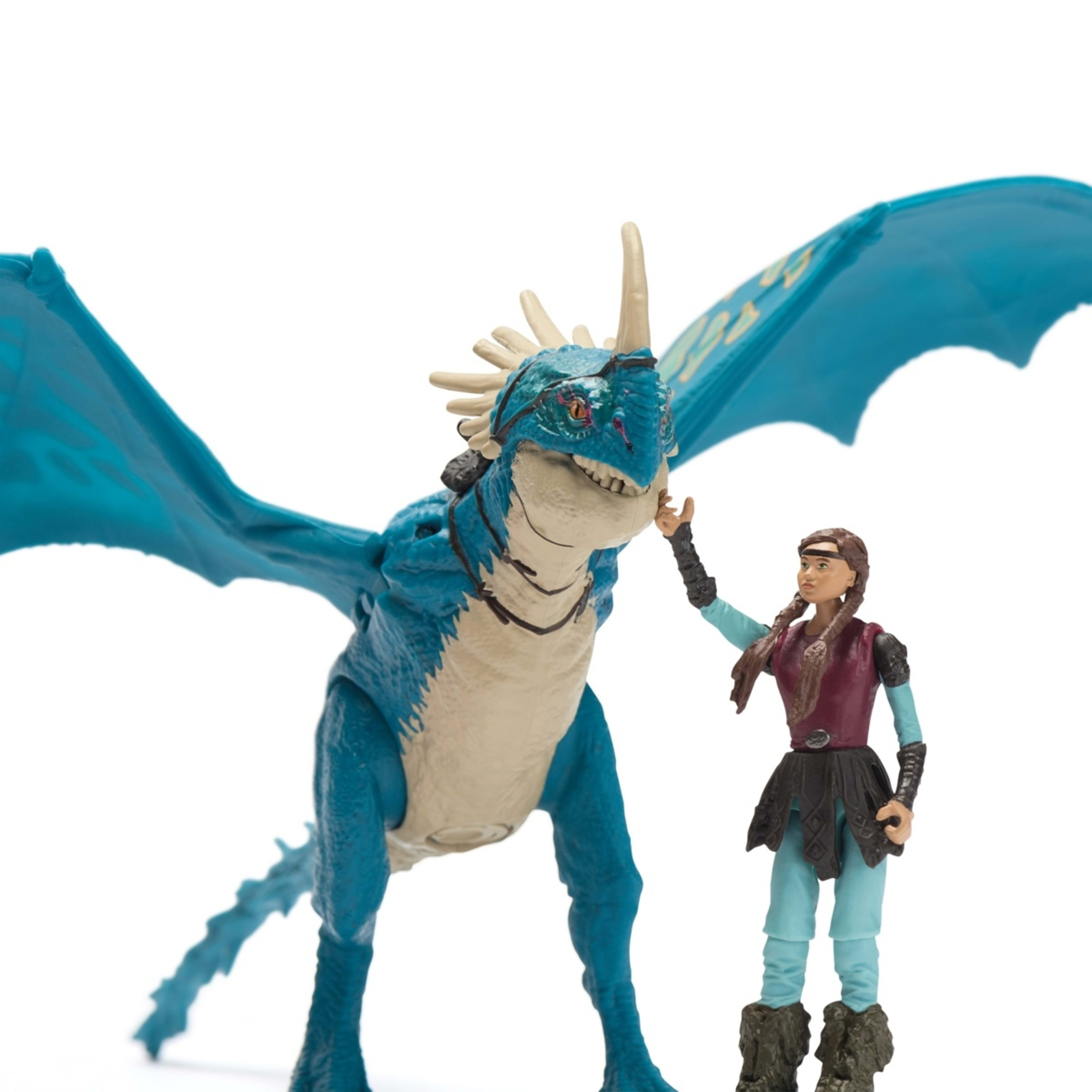 3 How To Train Your Dragon Deadly Nadder and Astrid Action Figure Set, 3 of 9