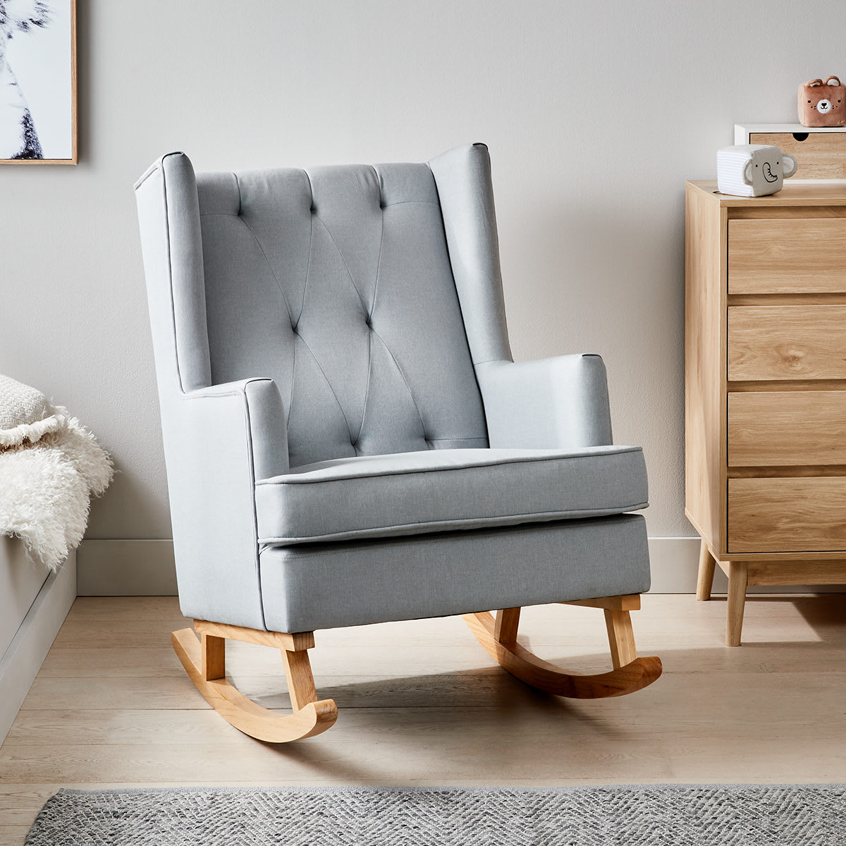 rocking chair for nursery grey