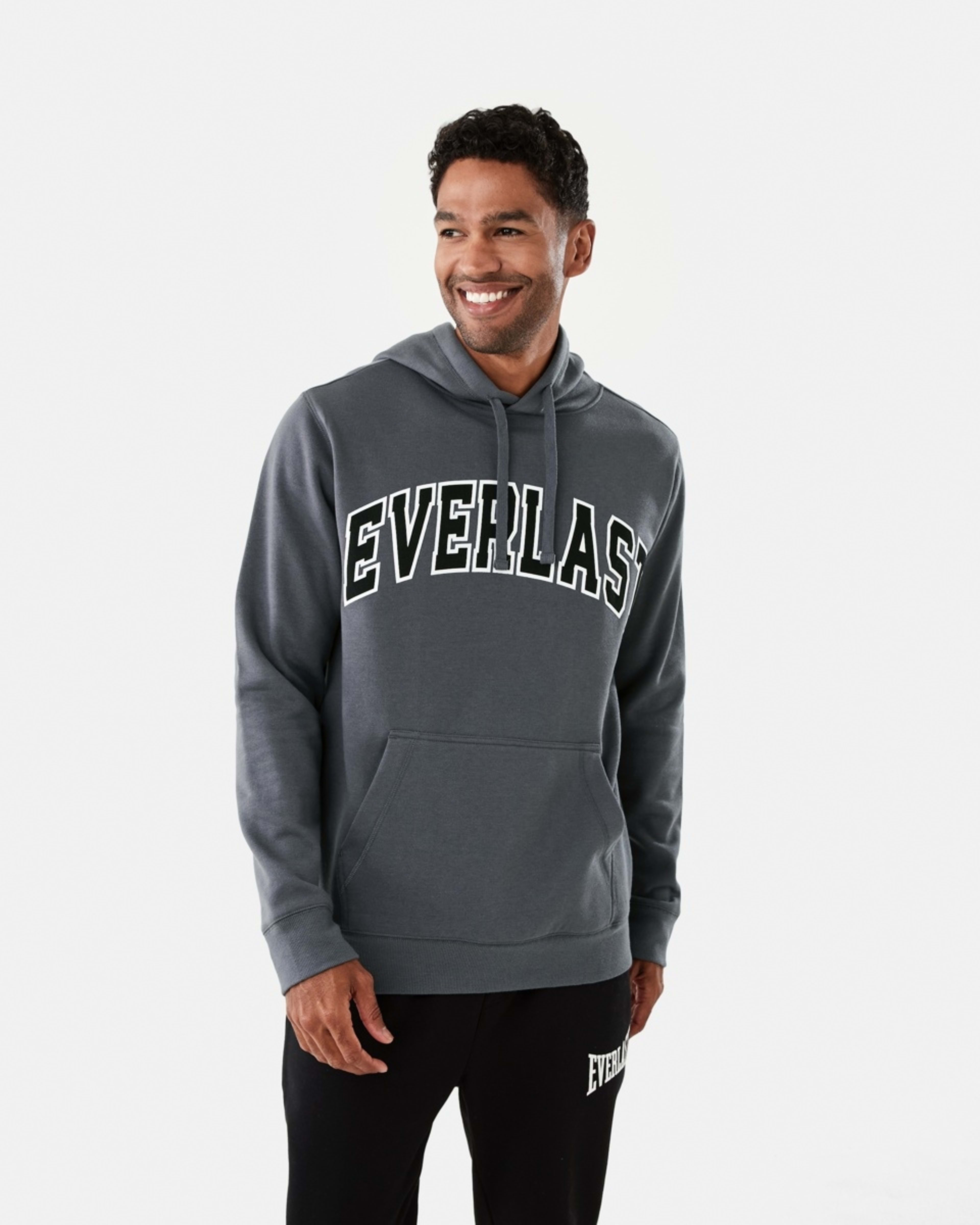 1 Everlast Mens Classic Sport Hoodie EVER CLASSIC ASH GREY