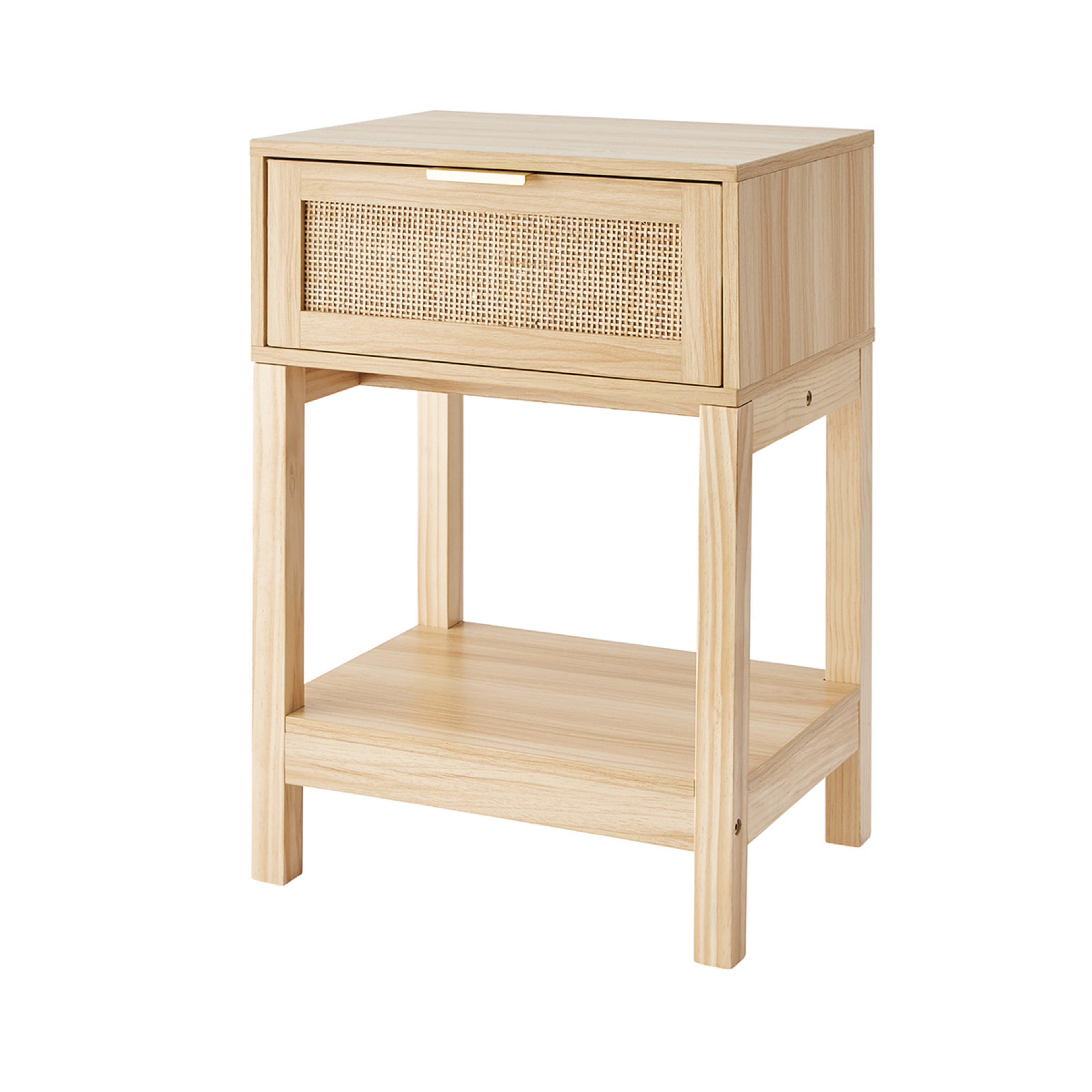 Fraser Rattan Bedside Table Kmart