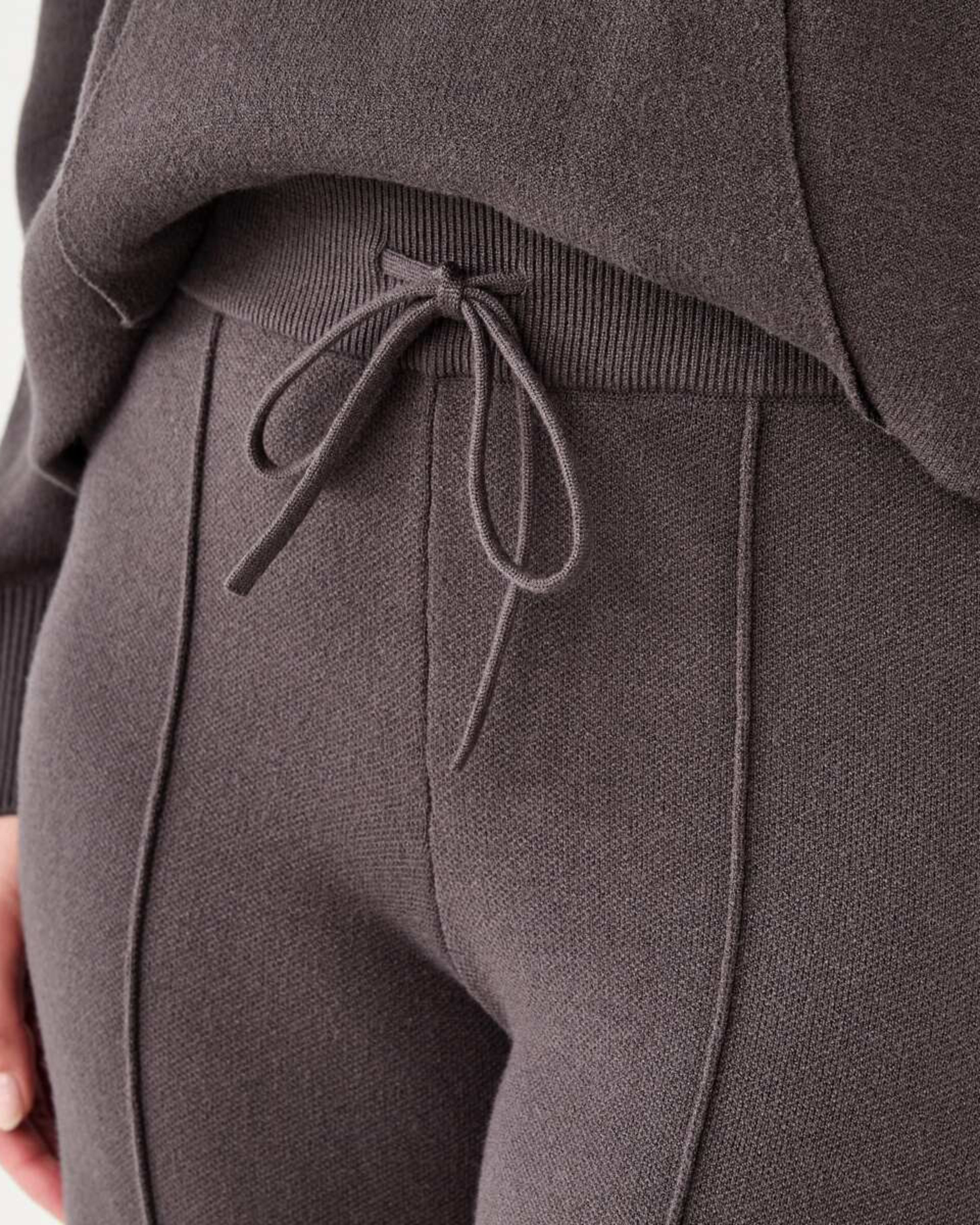 4 Seam Front True Knit Pants Espresso, 4 of 6
