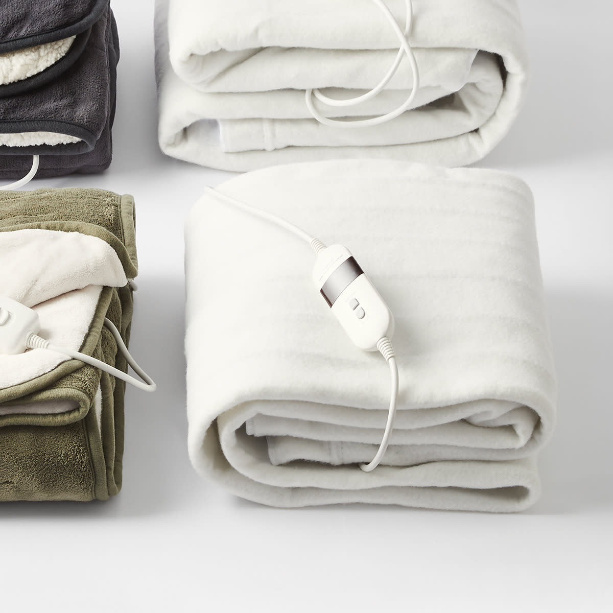 Fitted Electric Blanket King Single Bed, White Kmart NZ