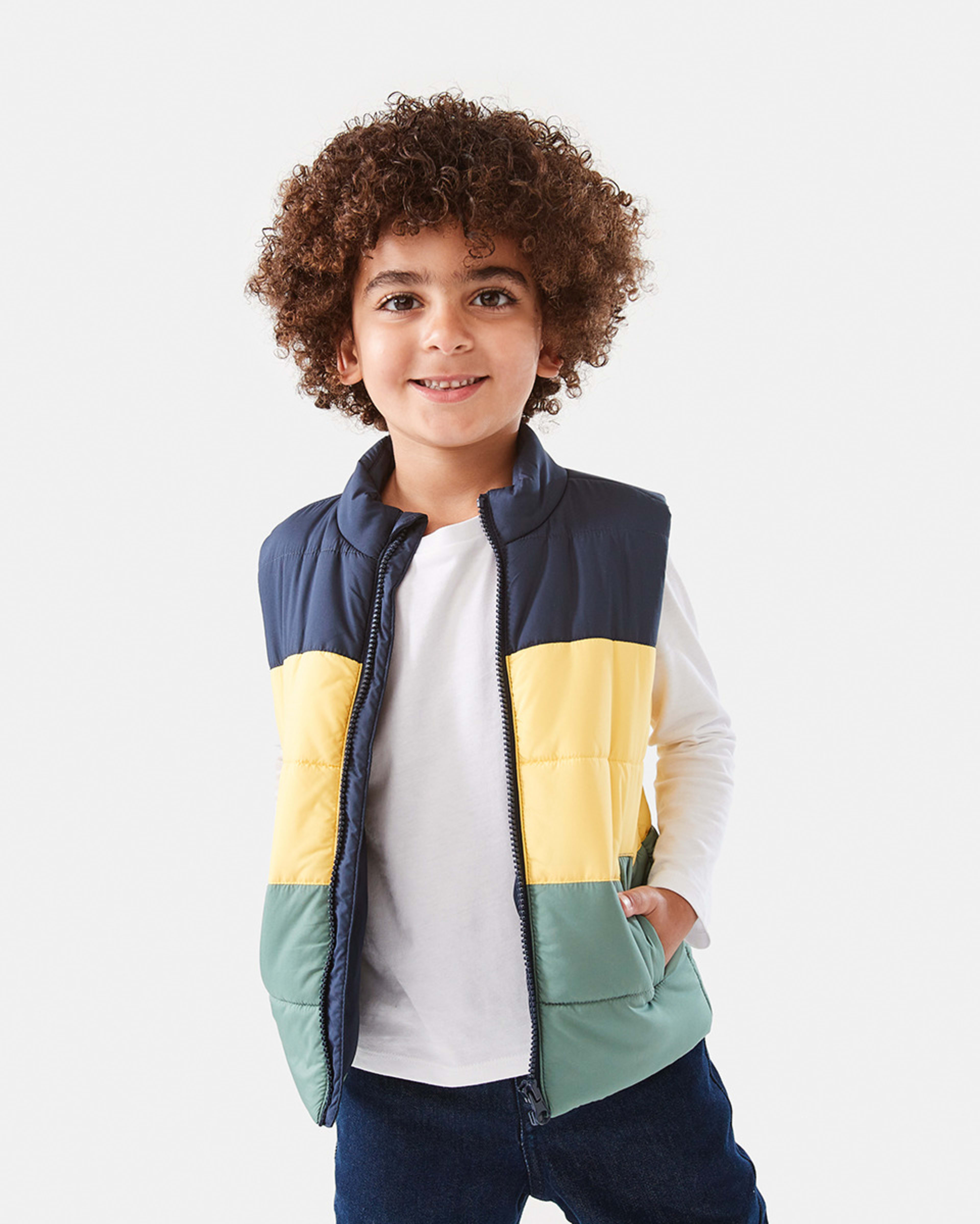 Panel Puffer Vest Kmart
