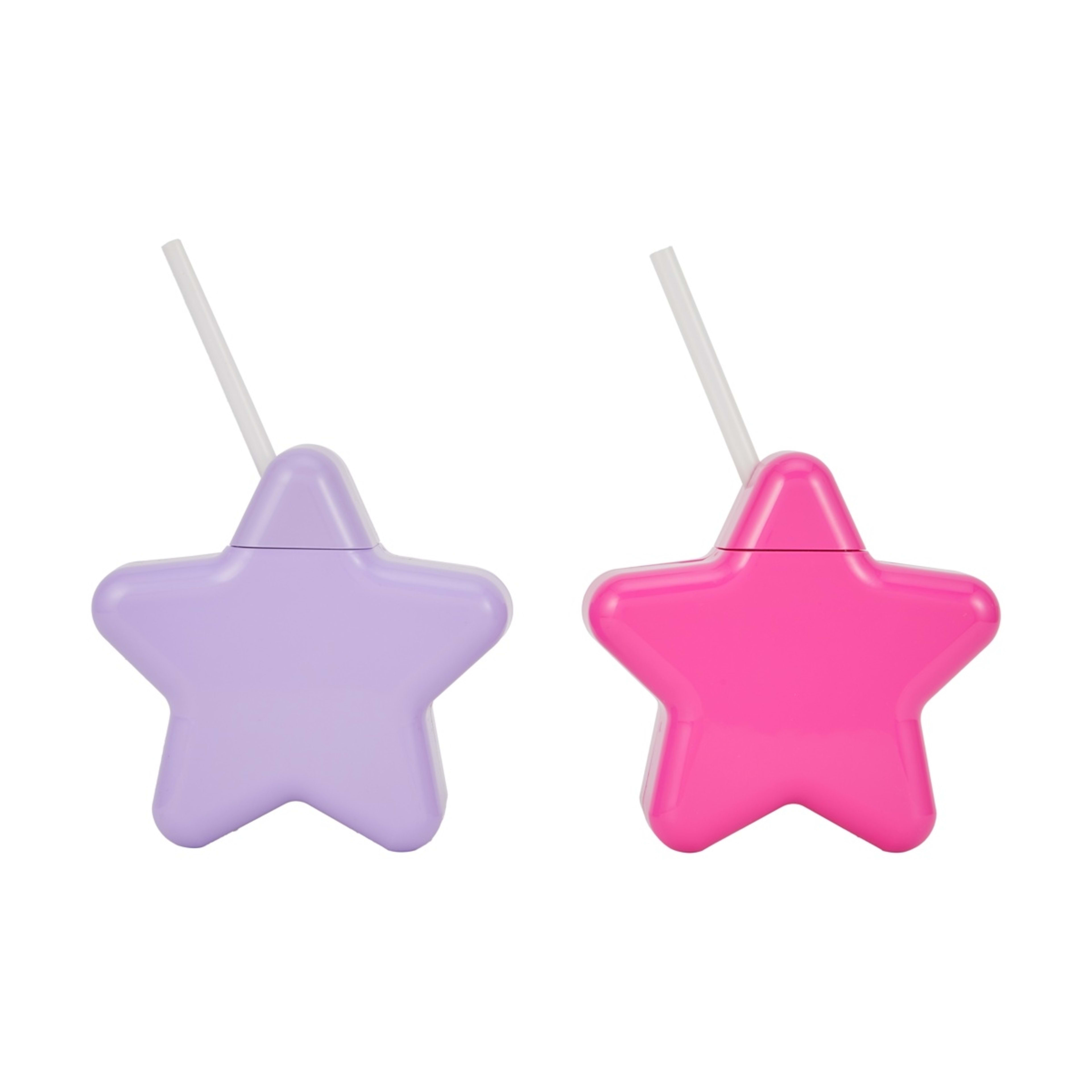1 Star Novelty Cup with Straw - Assorted