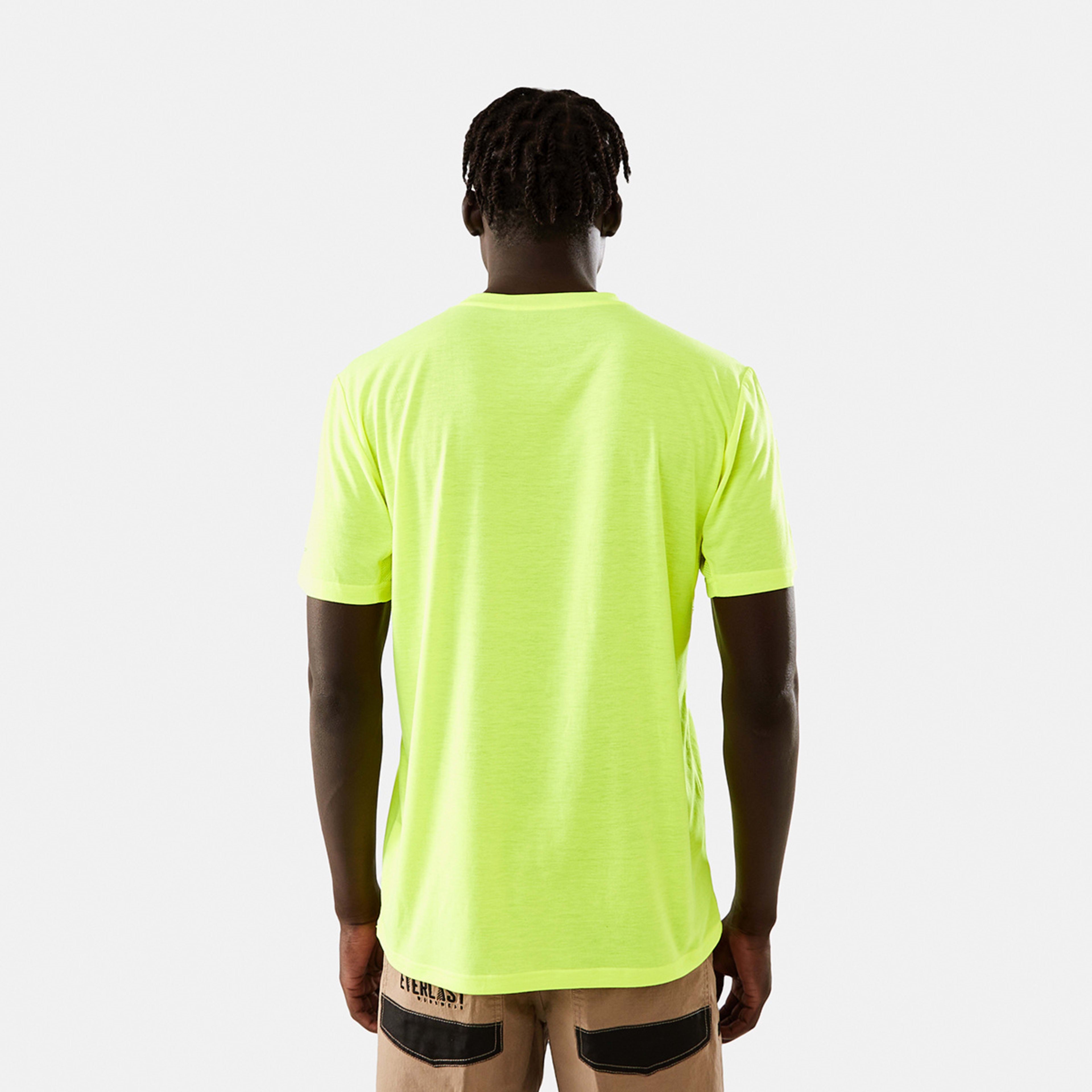 3 Everlast Mens Workwear Fluorescent T-shirt Yellow, 3 of 6