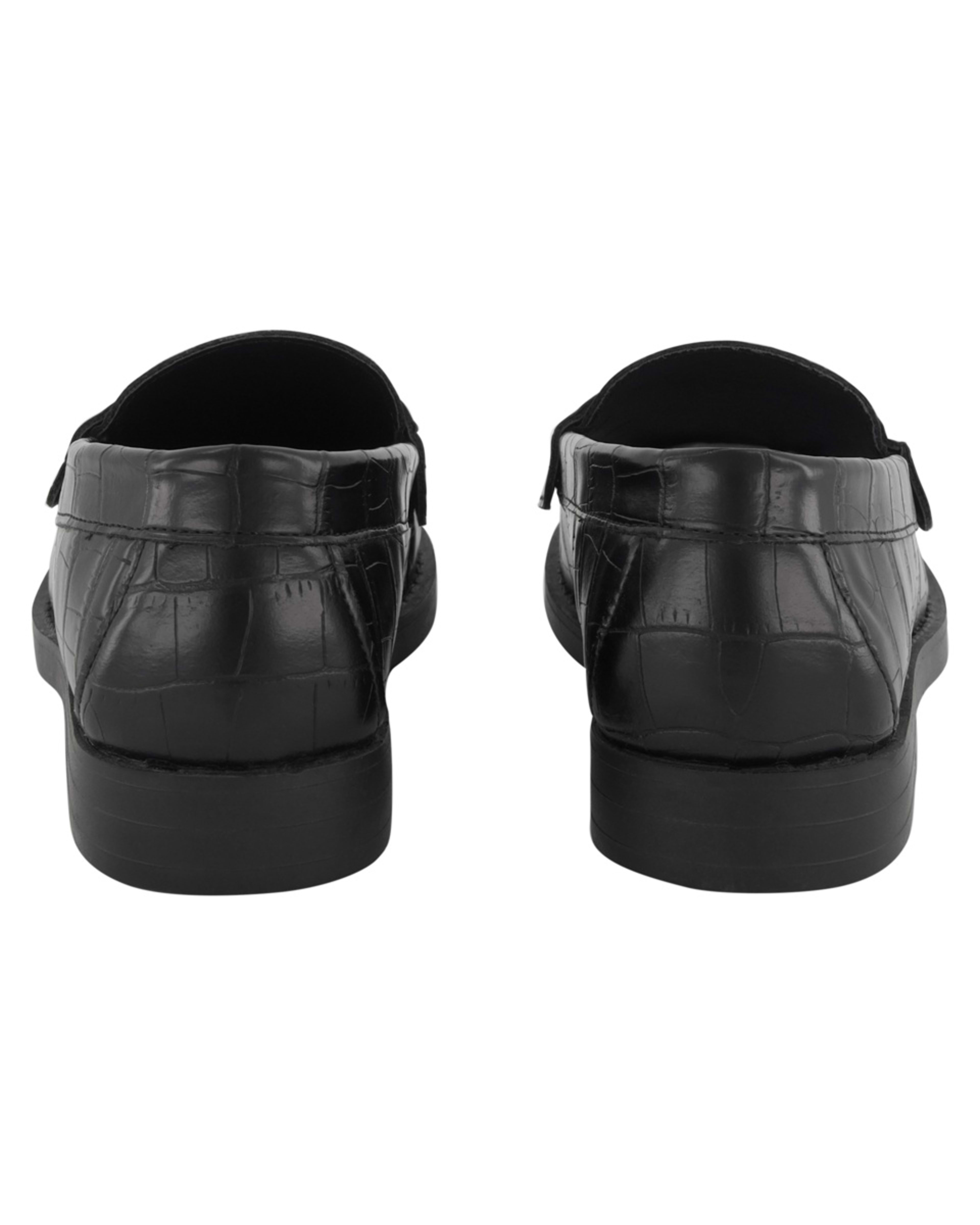 5 Hi-Shine Loafer Shoes Croc Black, 5 of 5