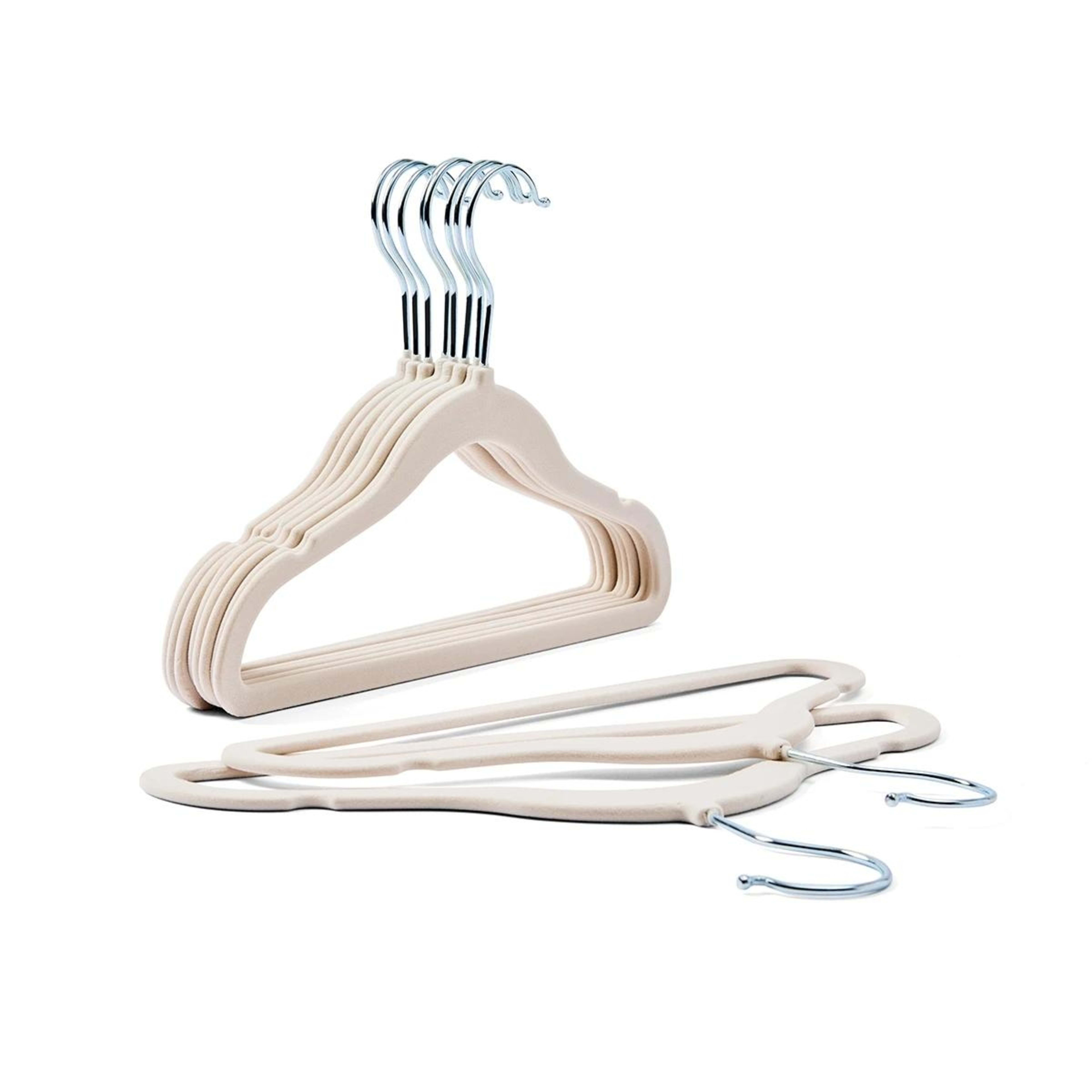 2 10 Pack Kids Flocked Hangers, 2 of 8