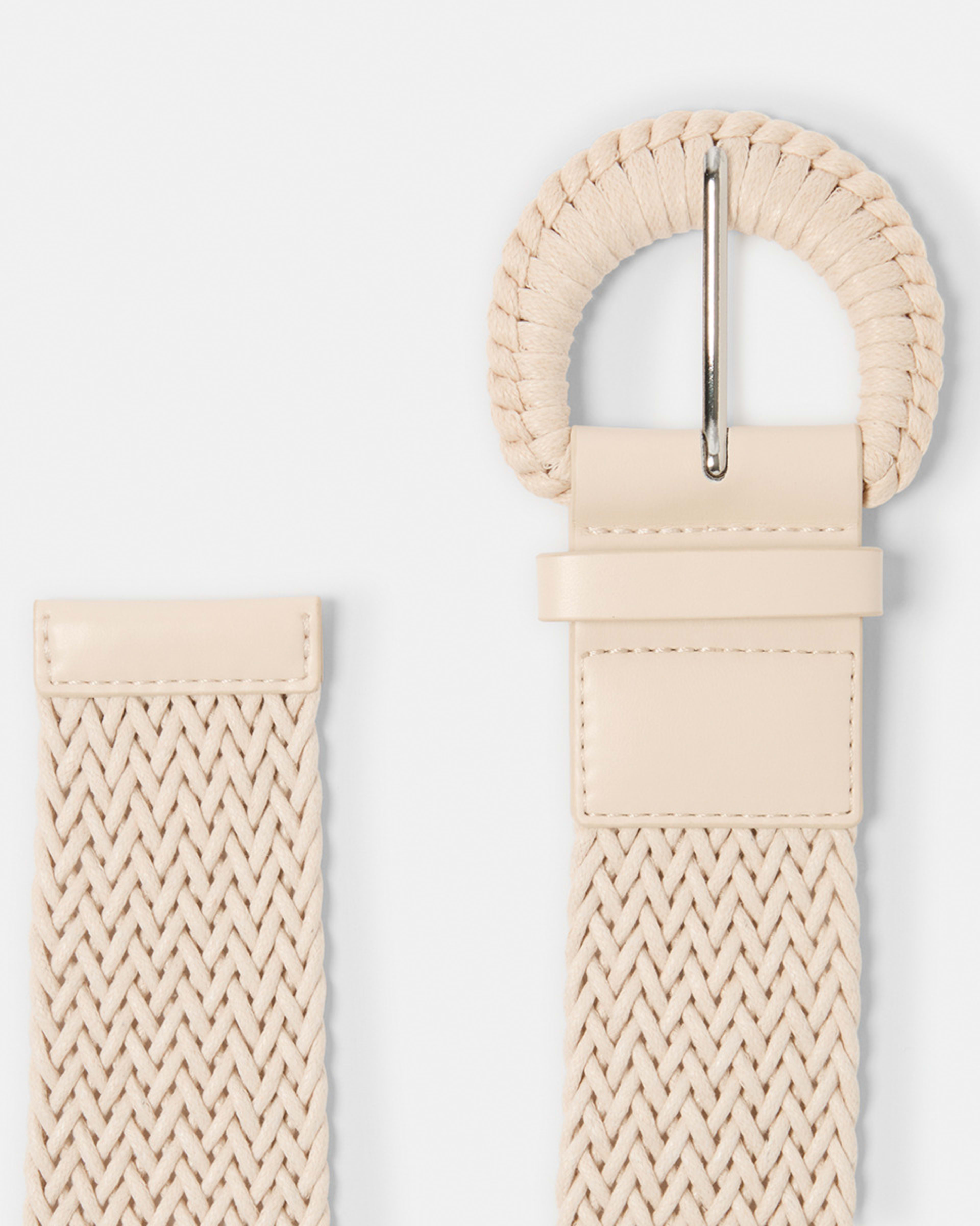 2 Woven D Belt Off White, 2 of 3