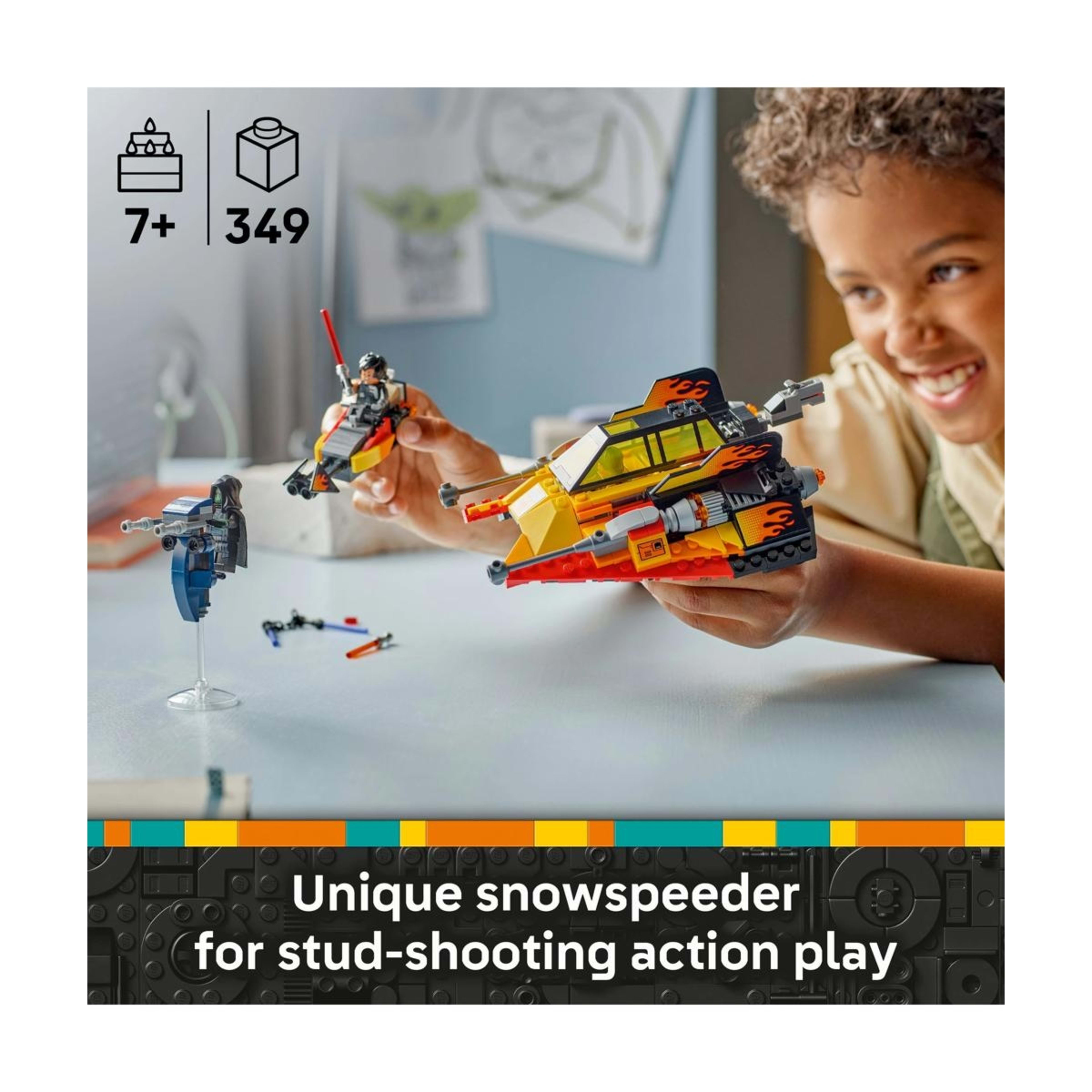3 LEGO Star Wars The Force Burner Snowspeeder 75414, 3 of 10