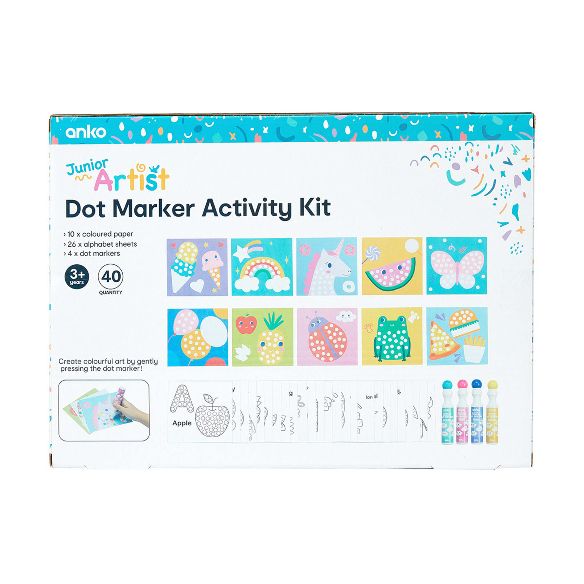40 Pack Dot Marker Activity Kit Kmart