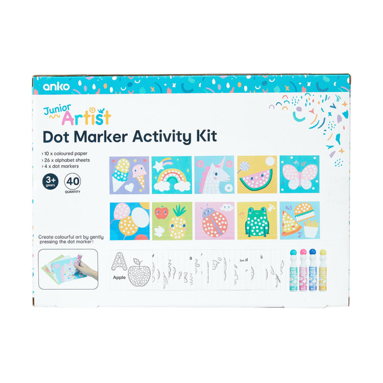 40 Pack Dot Marker Activity Kit Kmart