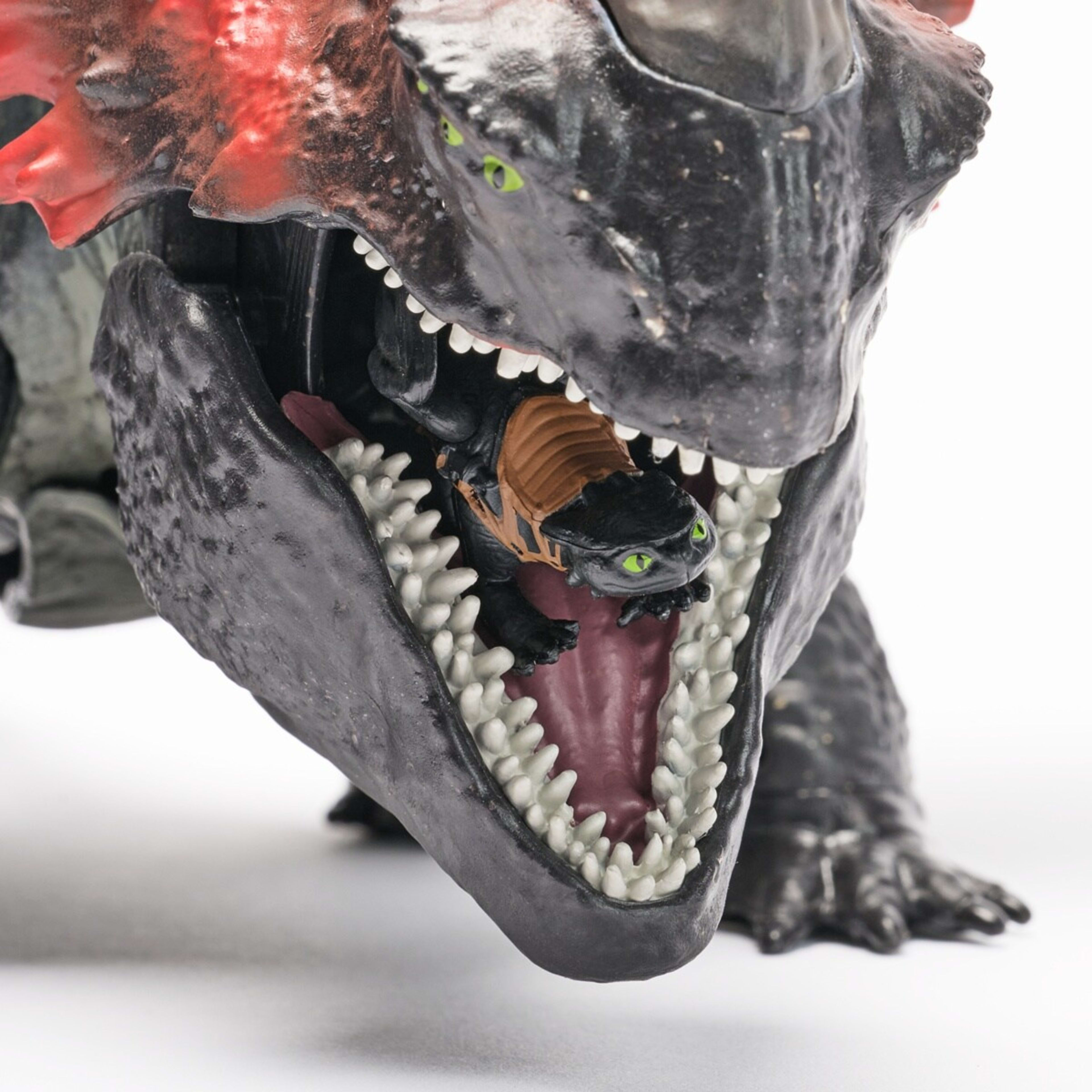 3 How To Train Your Dragon World of Berk: Red Death Chomping Rampage Action Figure, 3 of 8