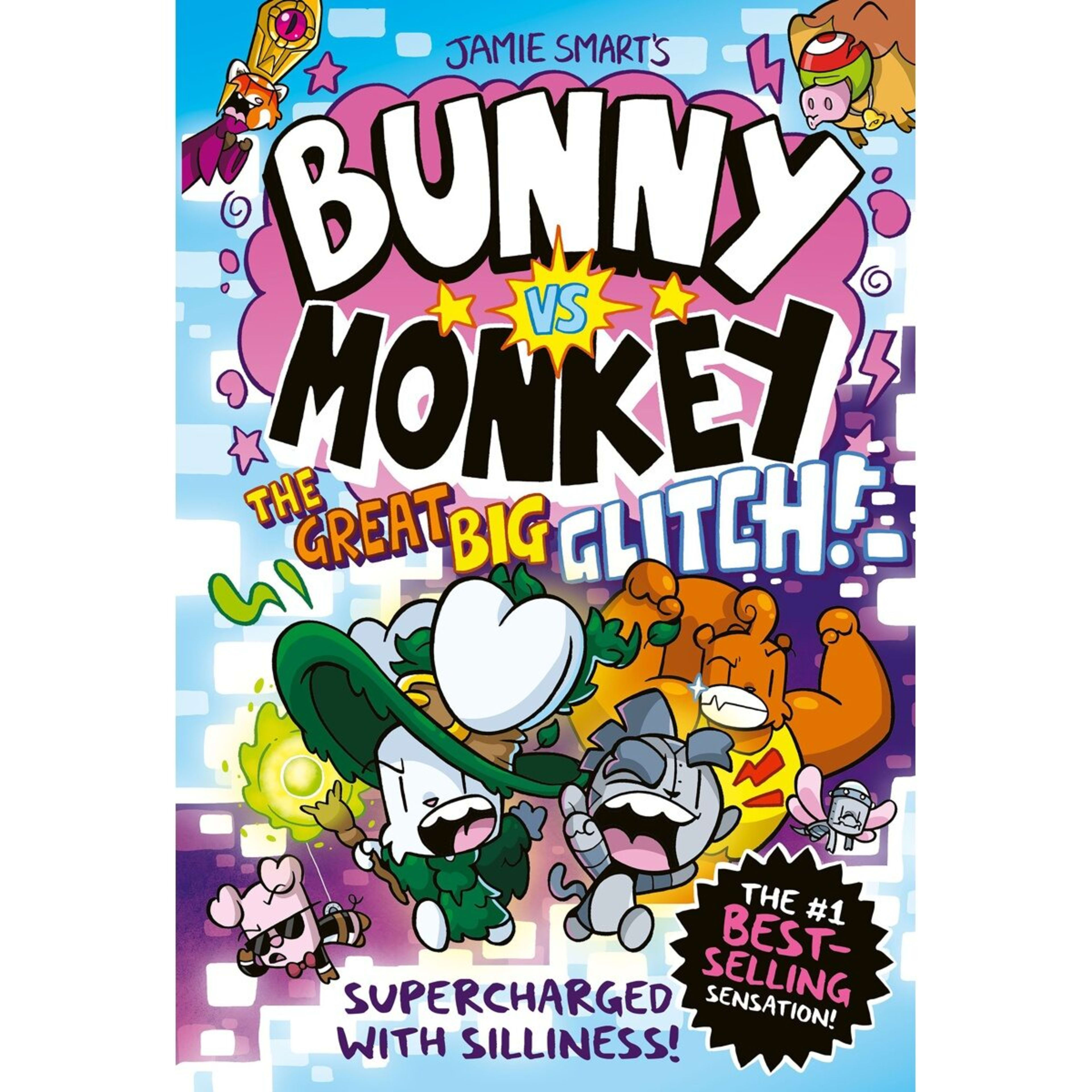 1 Bunny vs Monkey: The Great Big Glitch by Jamie Smart - Book