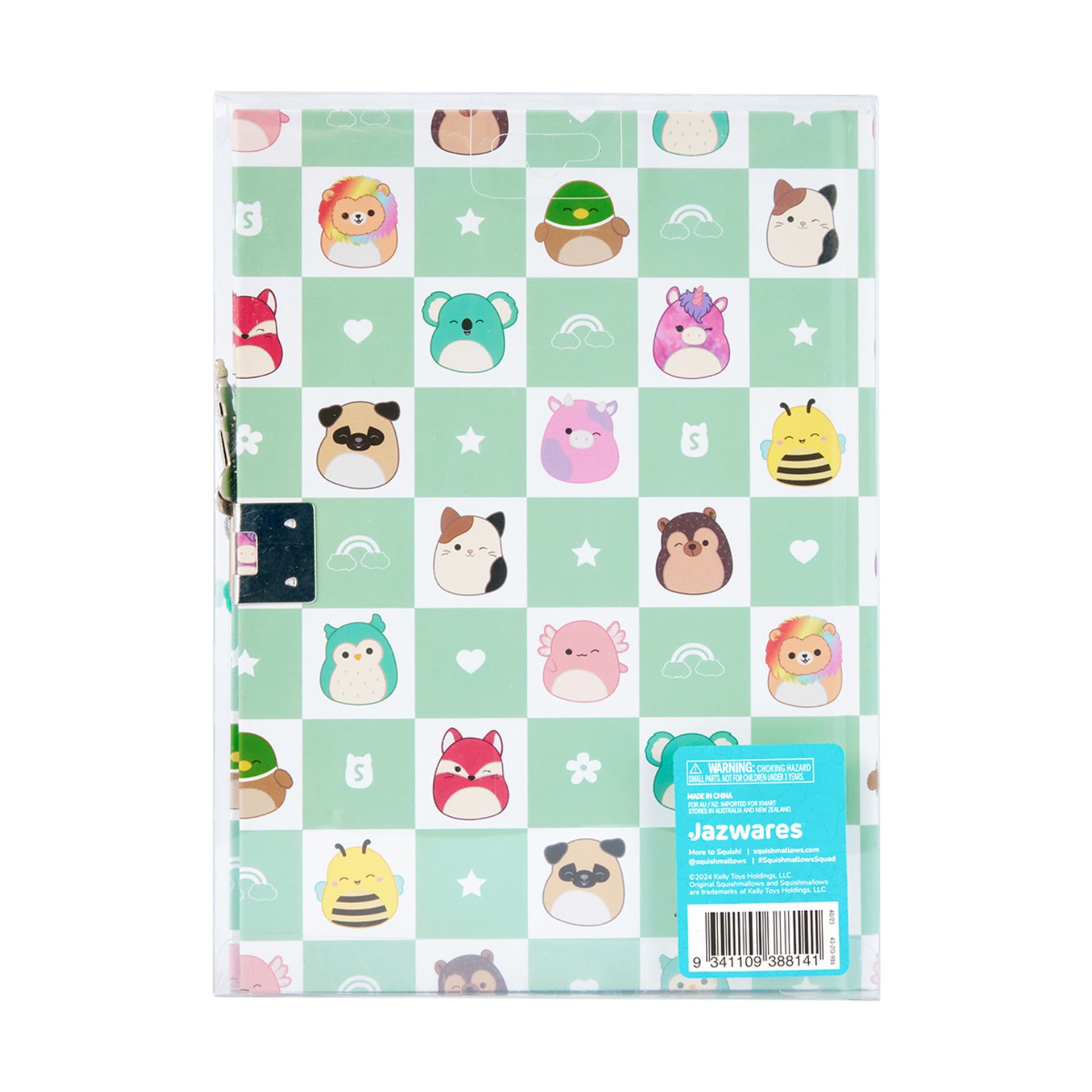 Original Squishmallows Lockable Journal Kmart