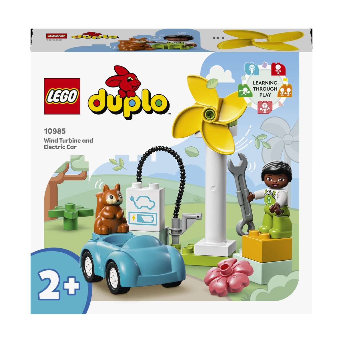 LEGO DUPLO Town Wind Turbine and Electric Car 10985 Kmart NZ