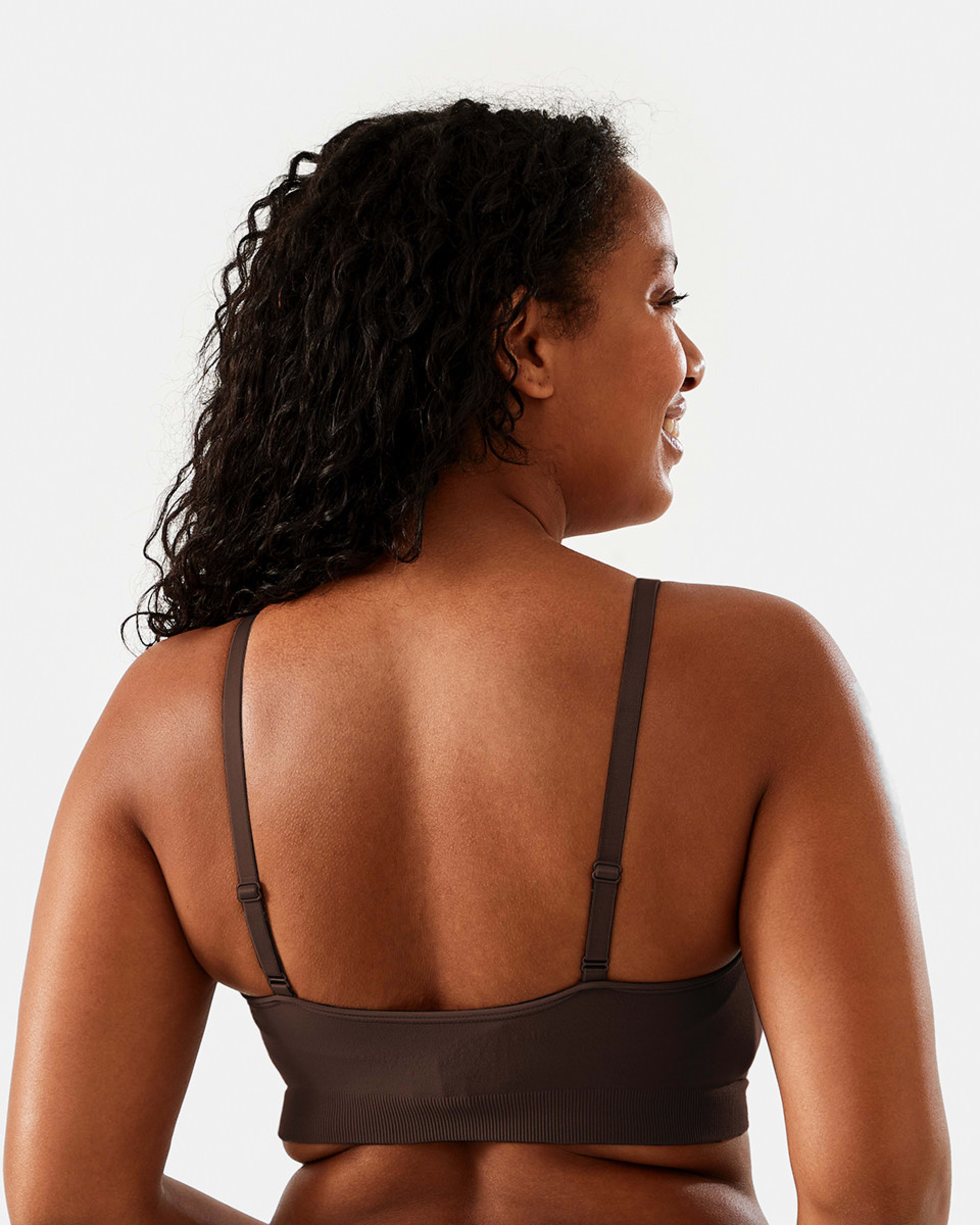 3 Seamfree Sculpting Crop Top Fudge Brwn, 3 of 6