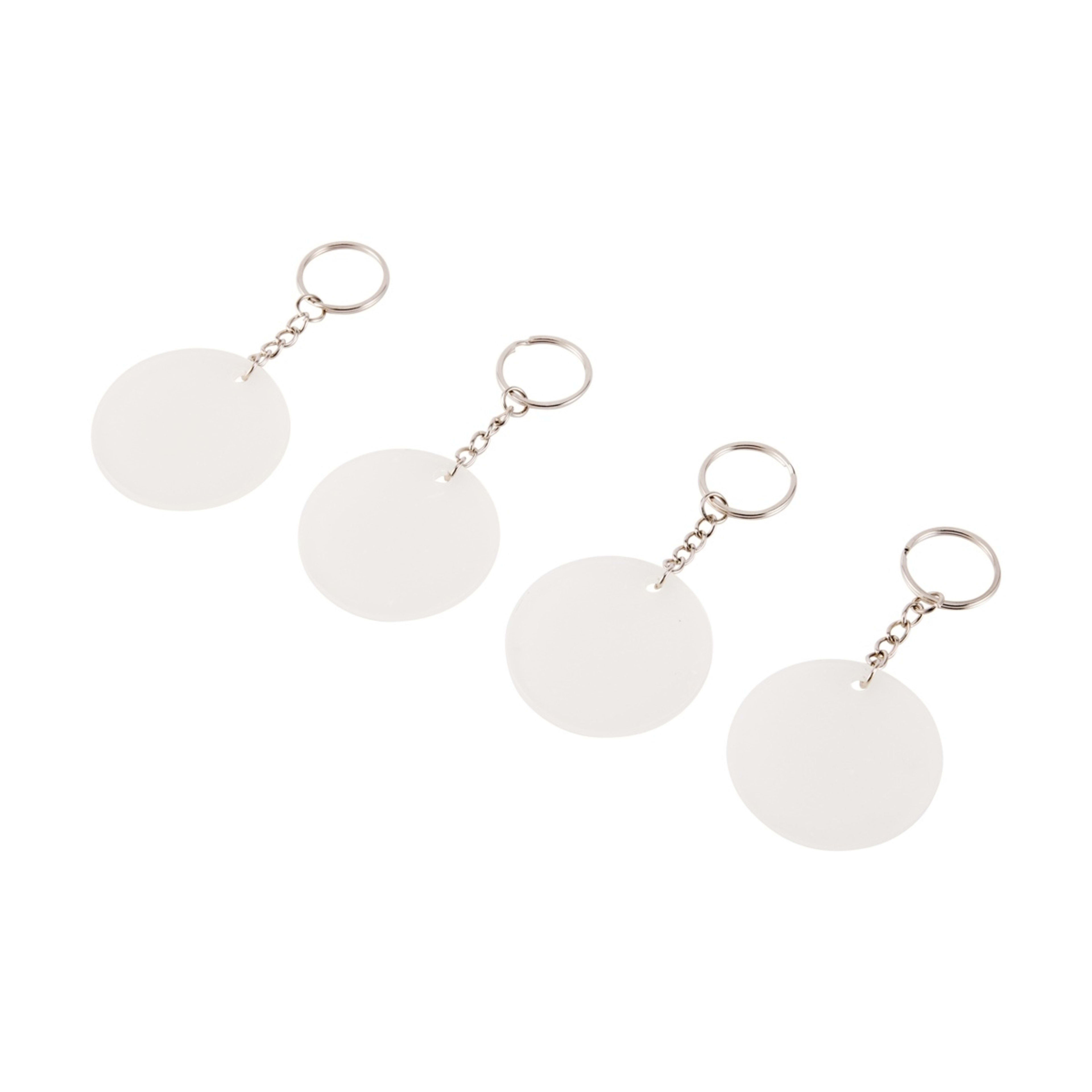 4 Pack Acrylic Keyrings Kmart