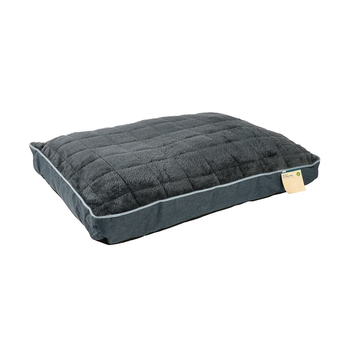 Pet Bed Rectangle Plush - Large - Kmart NZ