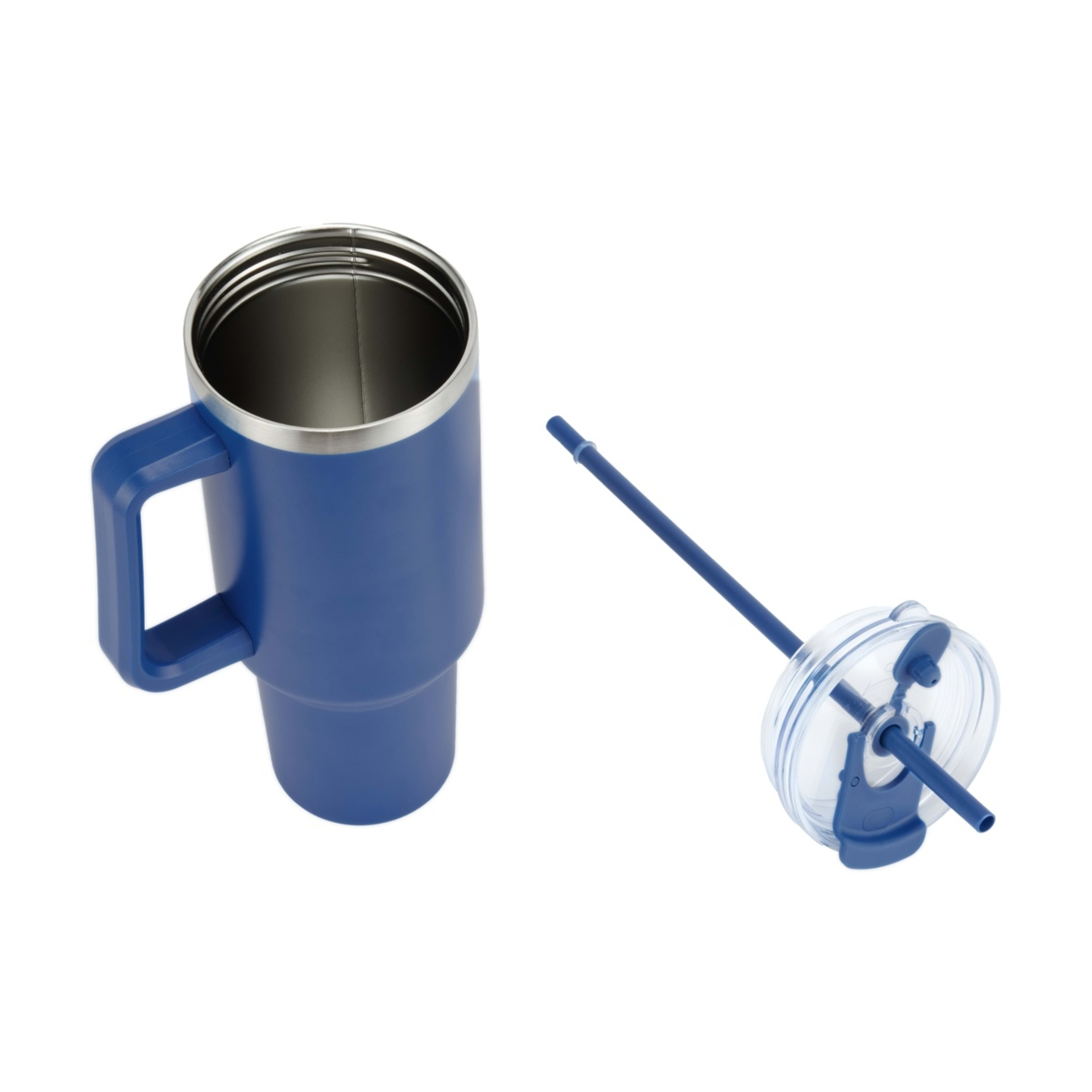 1.18L Blue Jumbo Tumbler with Handle - Kmart NZ