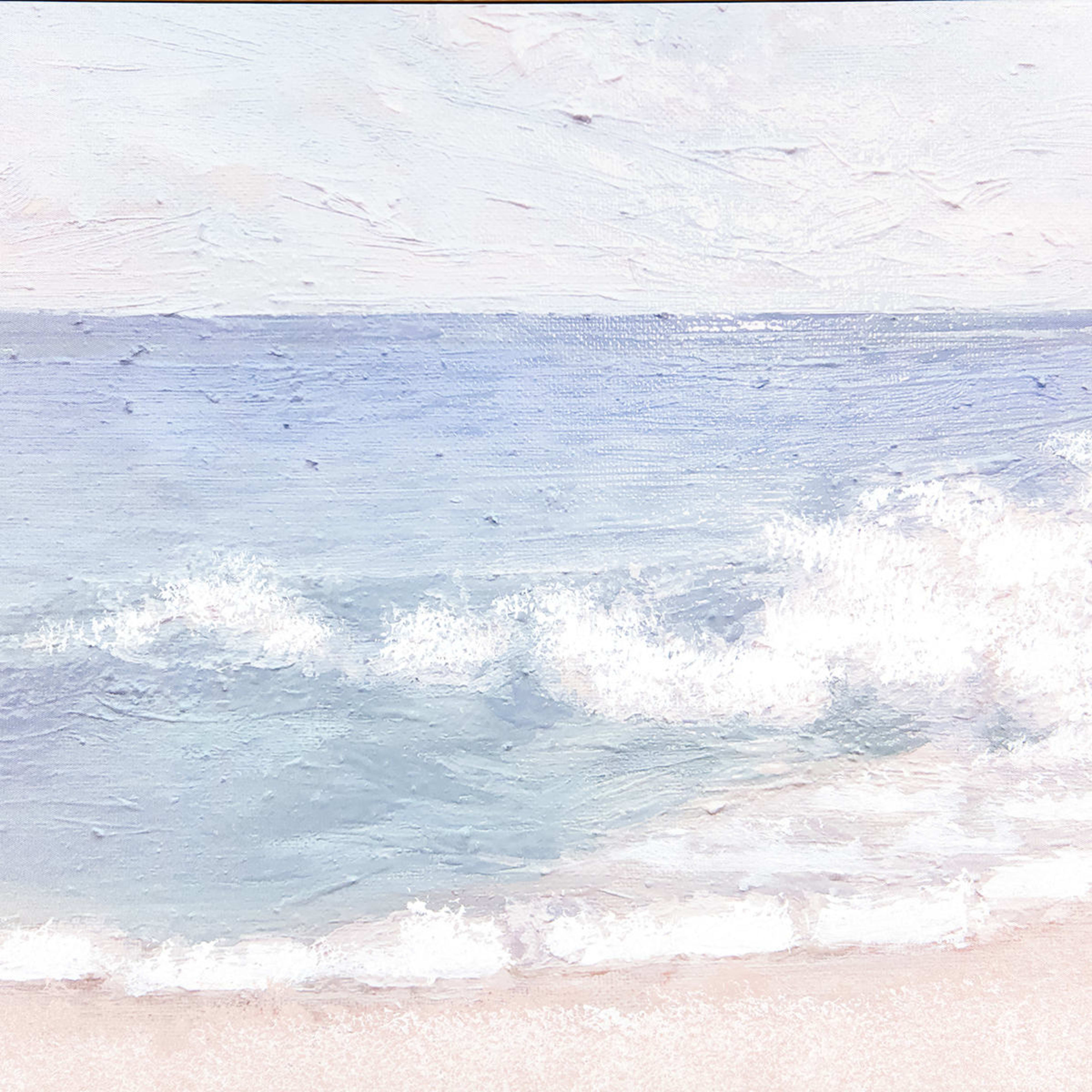 Beach Wave Framed Canvas Kmart