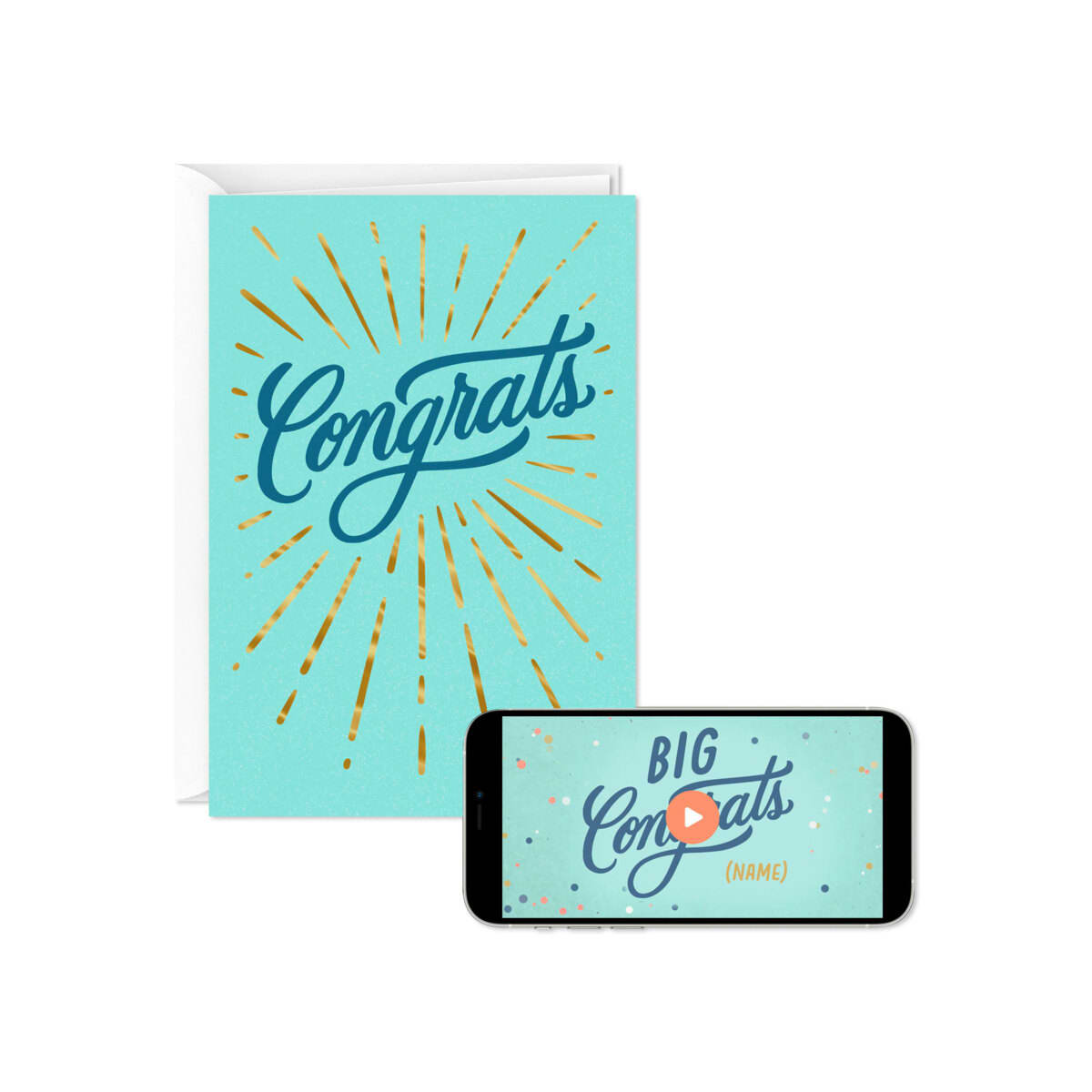 Hallmark You Deserve This Moment Video Greeting Congratulations Card