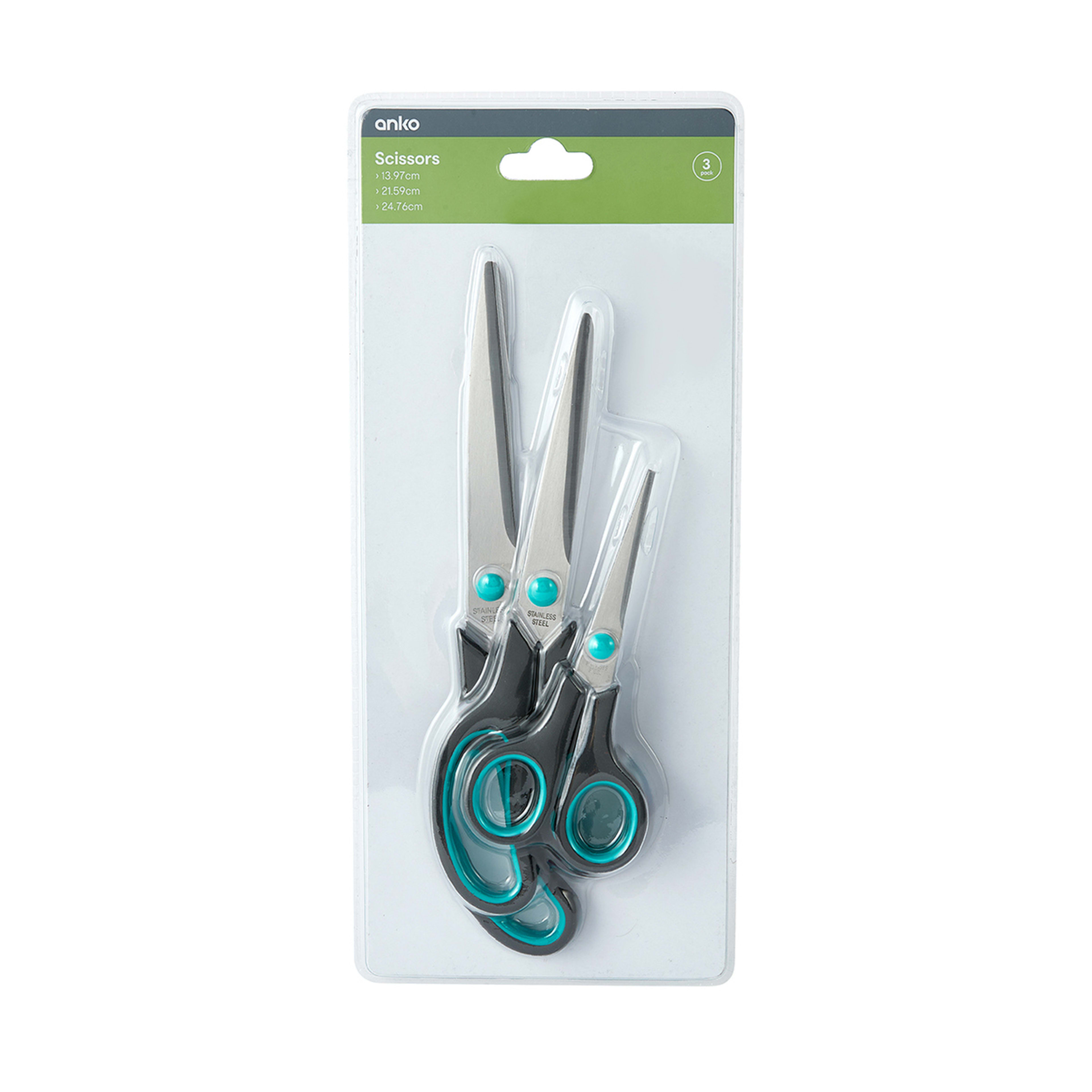 3 Pack Scissors Kmart