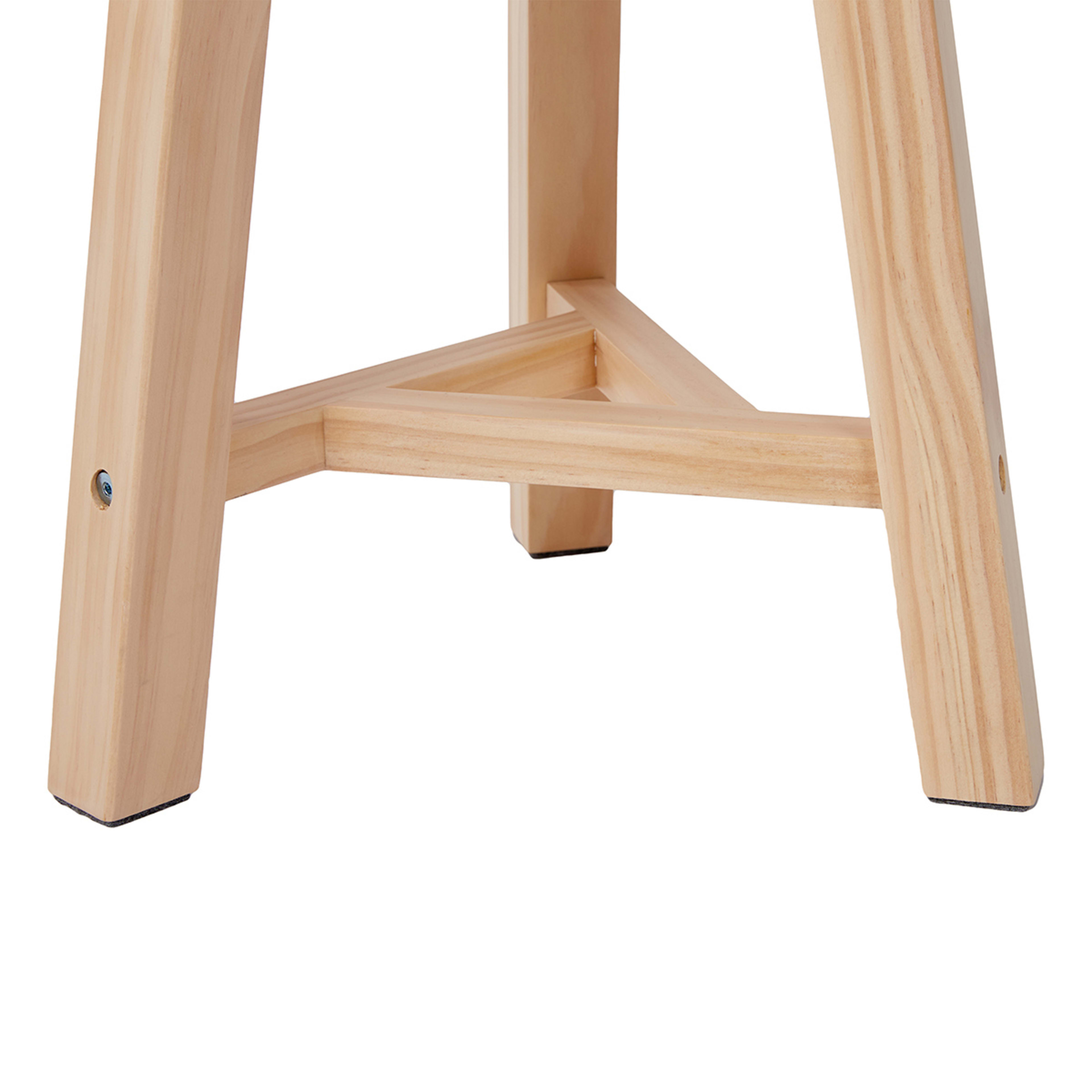 Short Timber Stool Kmart