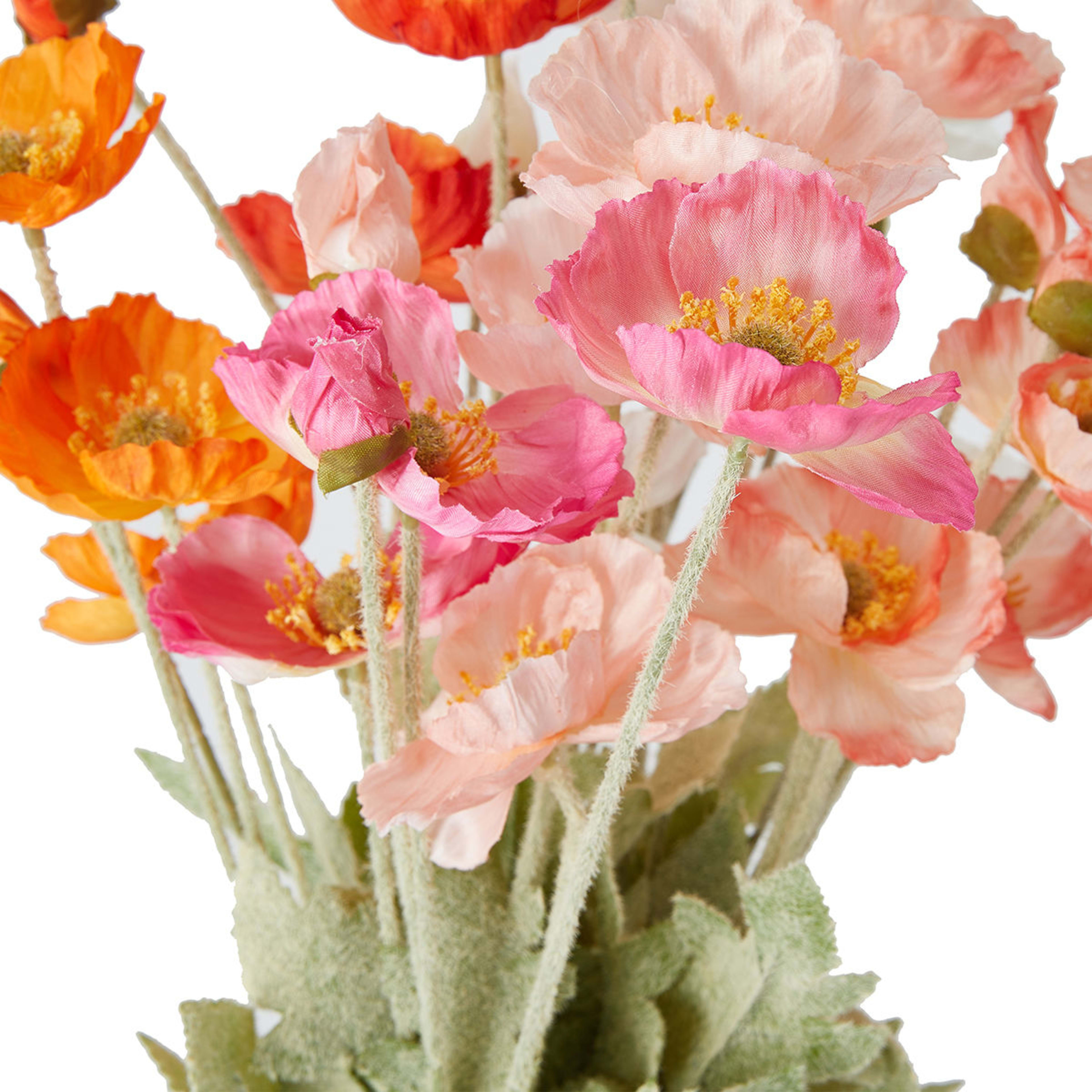 Artificial Poppies Bunch Kmart