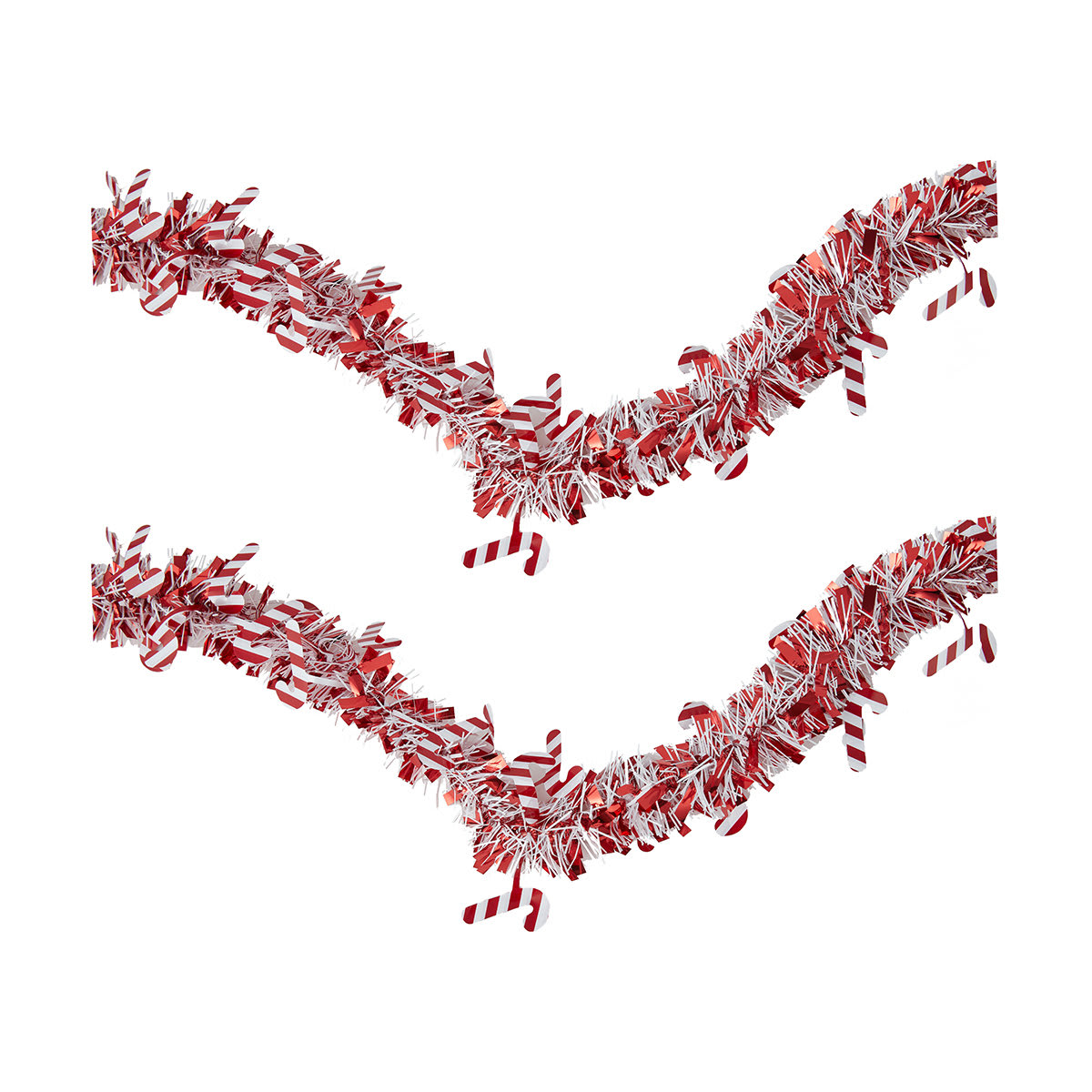 5m Christmas Tinsel Candy Cane Kmart