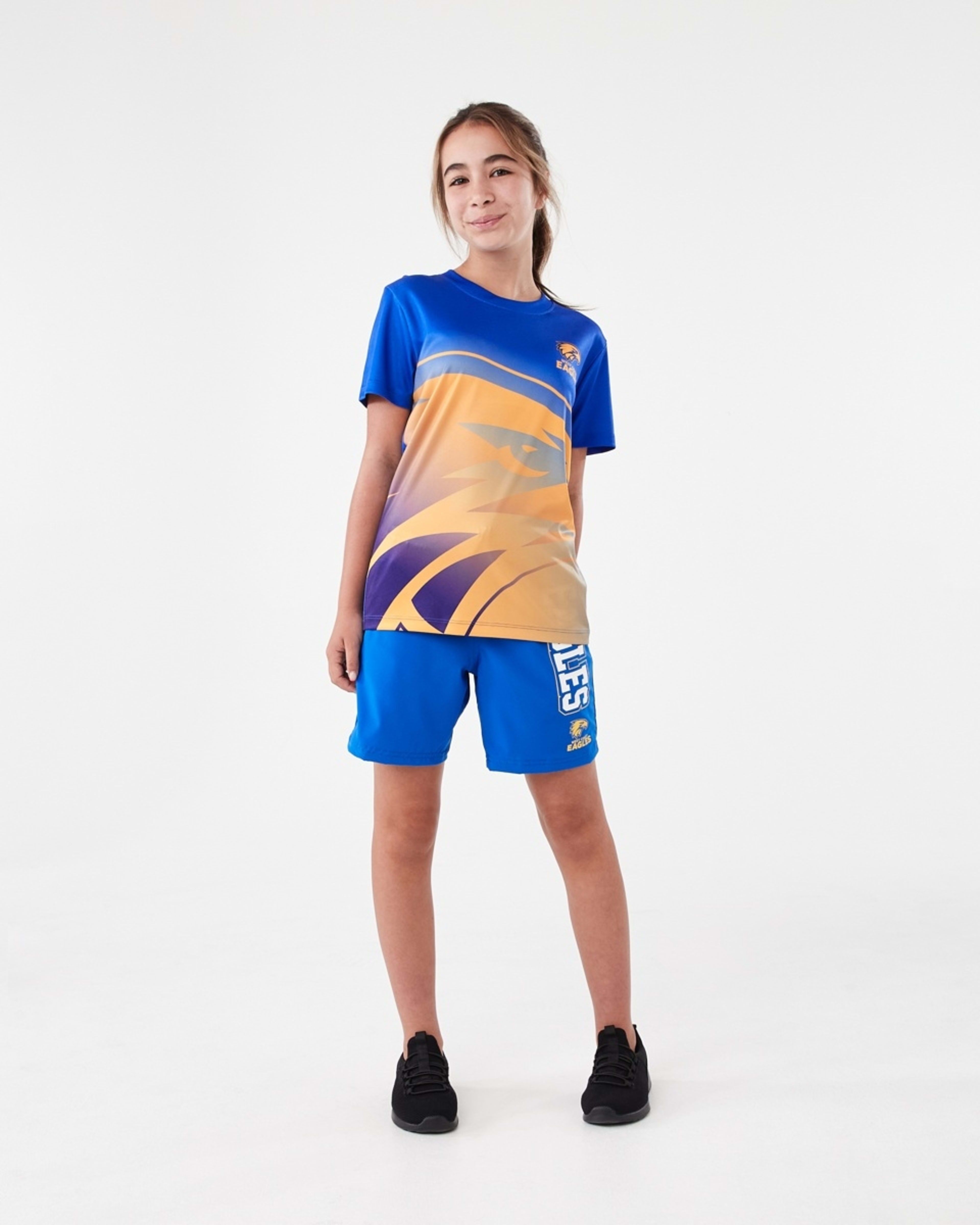6 Official AFL Kids Training T-shirt West Coast, 6 of 9
