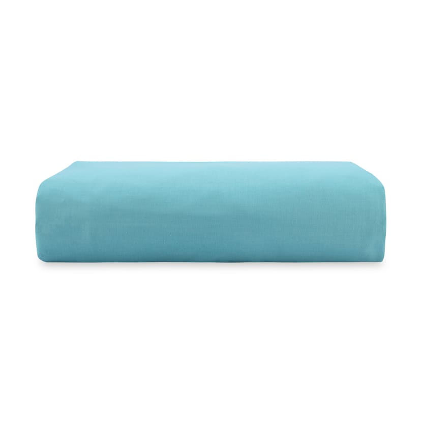 180 Thread Count Fitted Sheet King Single Bed, Aqua Kmart