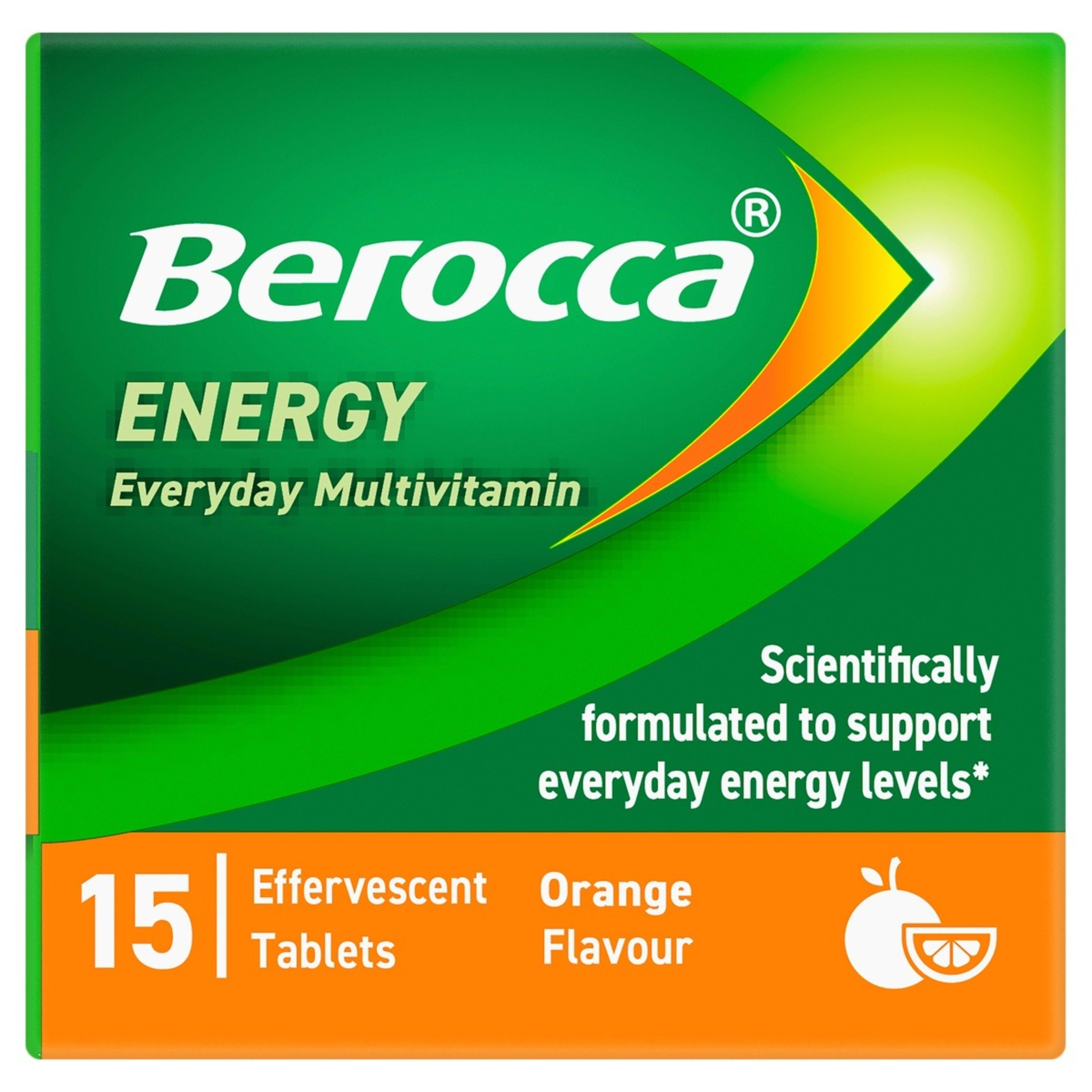 9 15 Pack Berroca Energy Orange Flavour Effervescent Tablets, 9 of 10